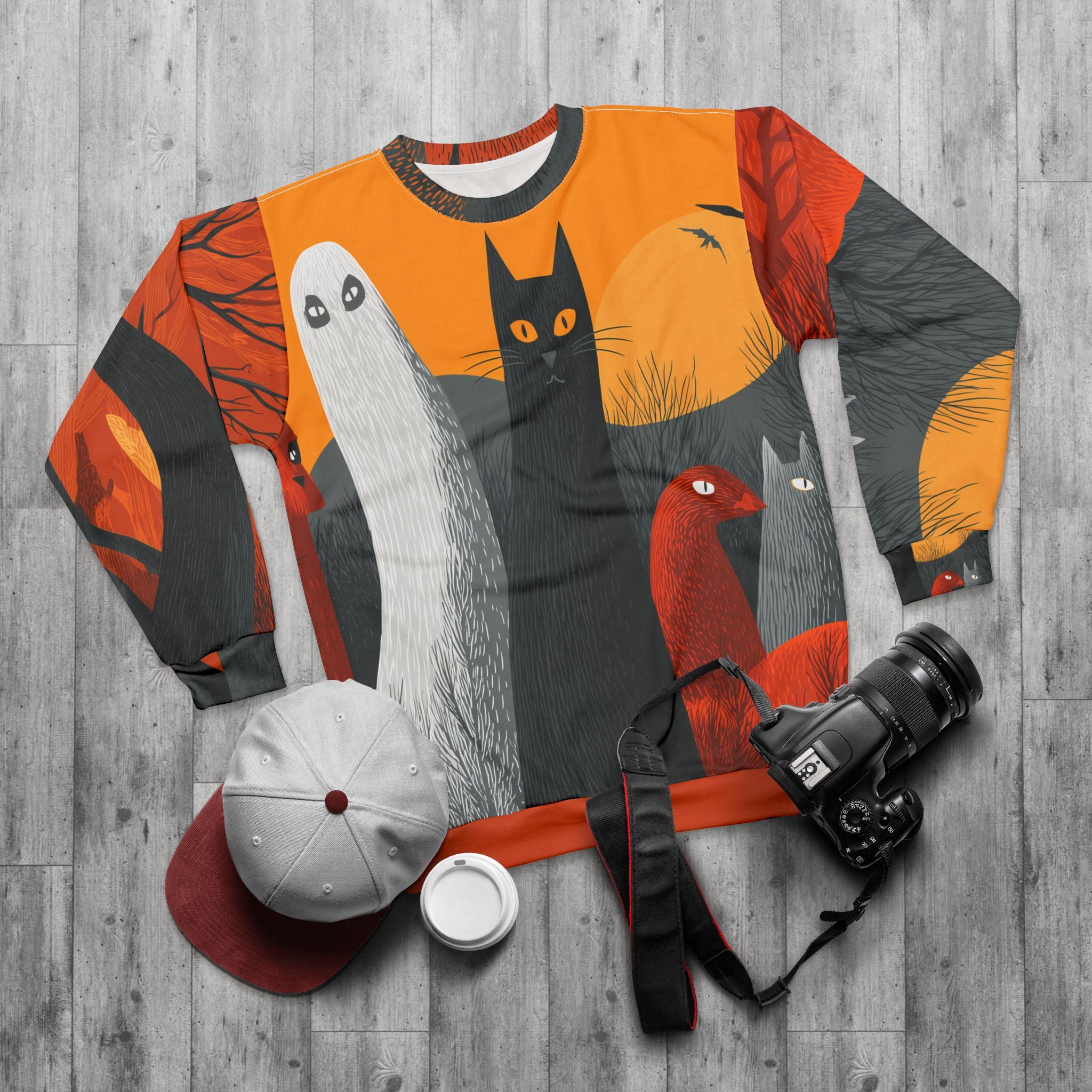 Maison Verne Halloween Ltd. Edition Sweatshirt "Twilight Watchers" - 🎃👻 Wicked Elegance No. 20 👻🎃