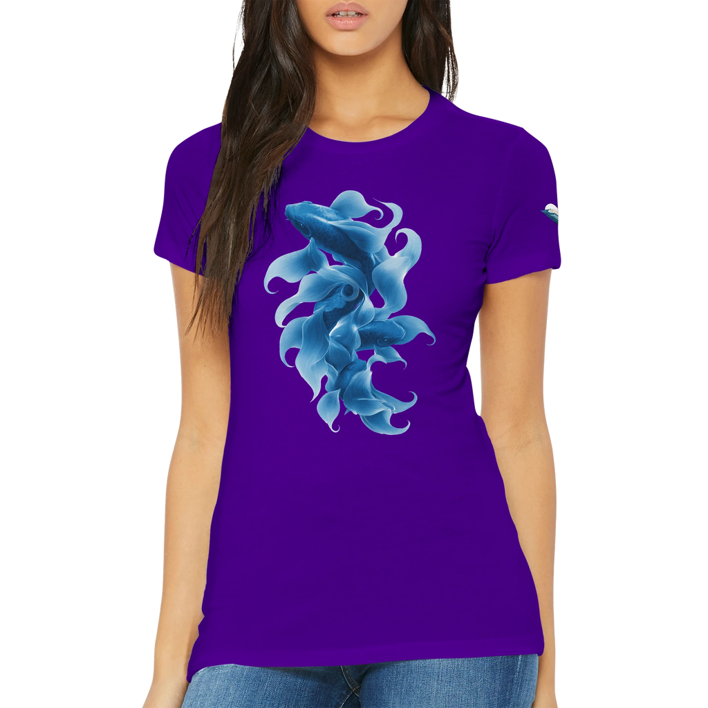 Women's T-shirt "Tidal Spirit" - Opal Depths No. 21 (EU)