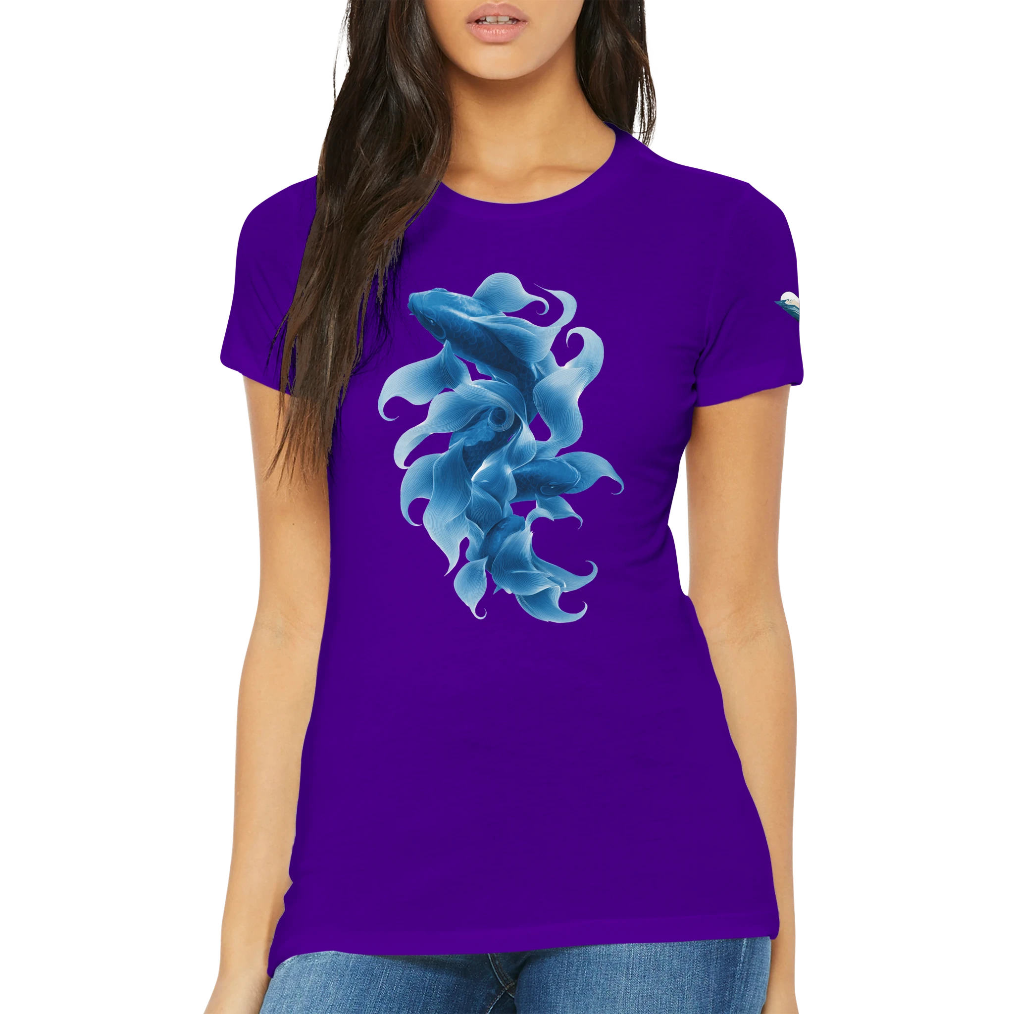 Women's T-shirt "Tidal Spirit" - Opal Depths No. 21 (EU)