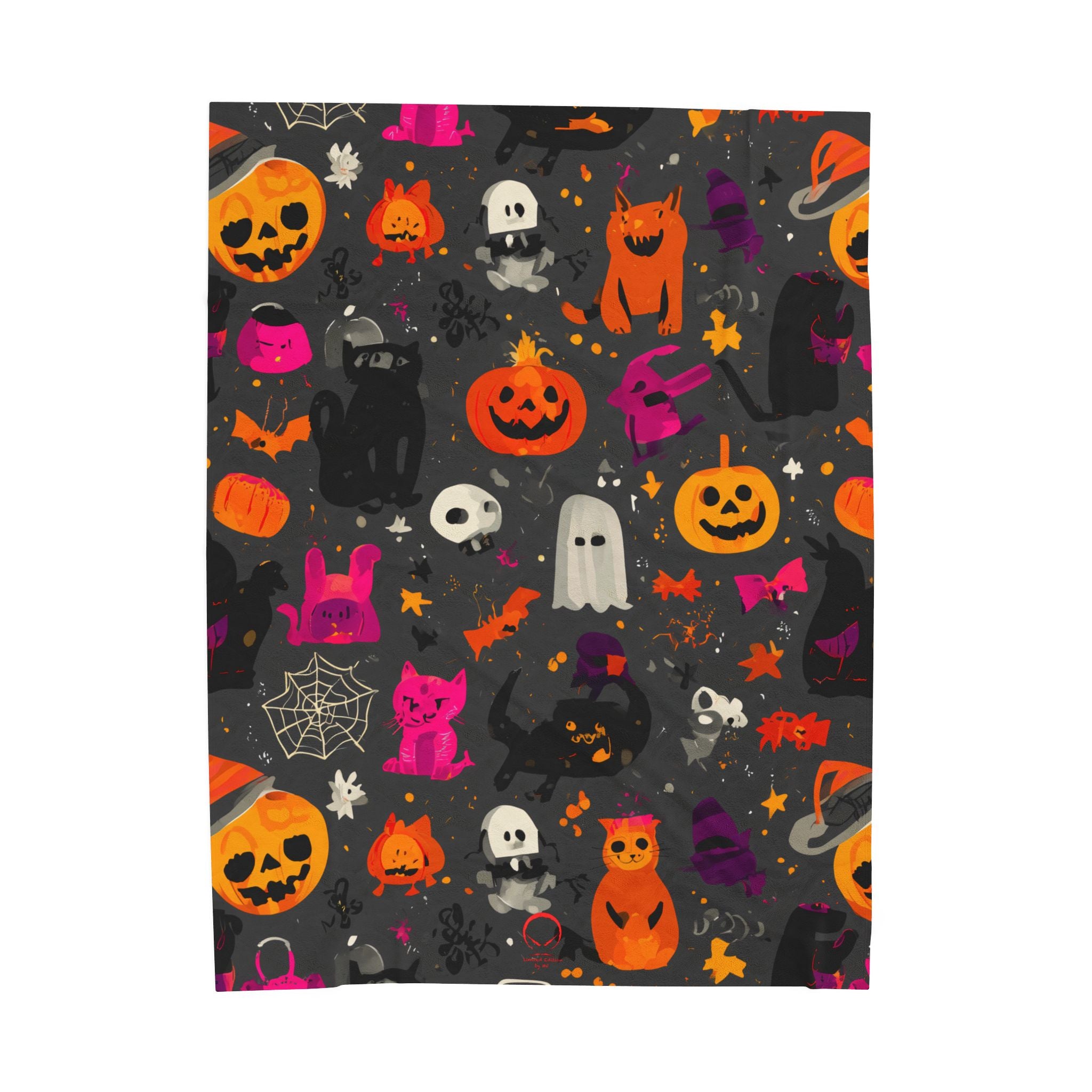 Maison Verne Halloween Ltd. Edition Velours-Kuscheldecke - 🎃👻 Wicked Elegance No. 83 👻🎃