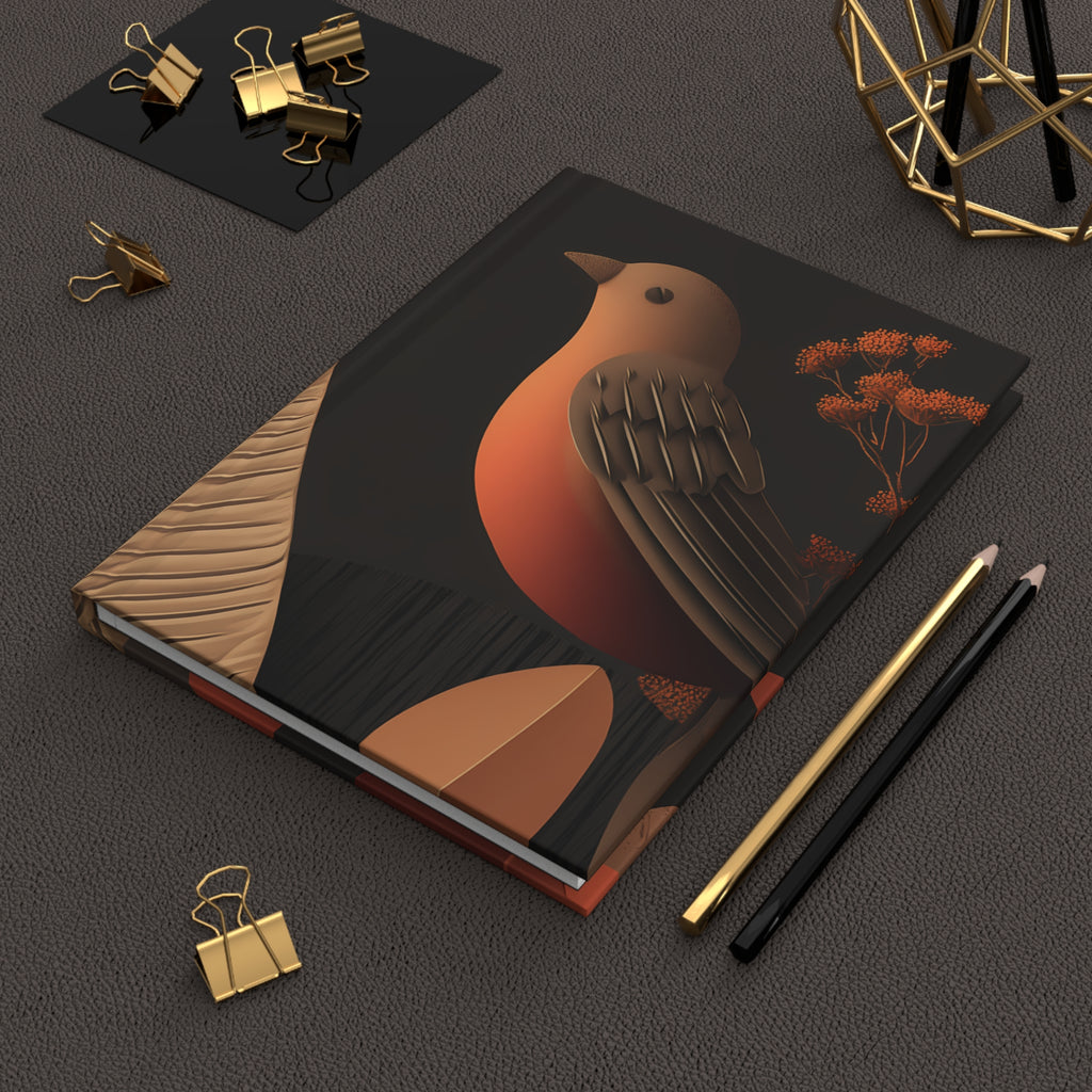Maison Verne Hardcover Journal "Ember Songbird" - Golden Autumn No. 15