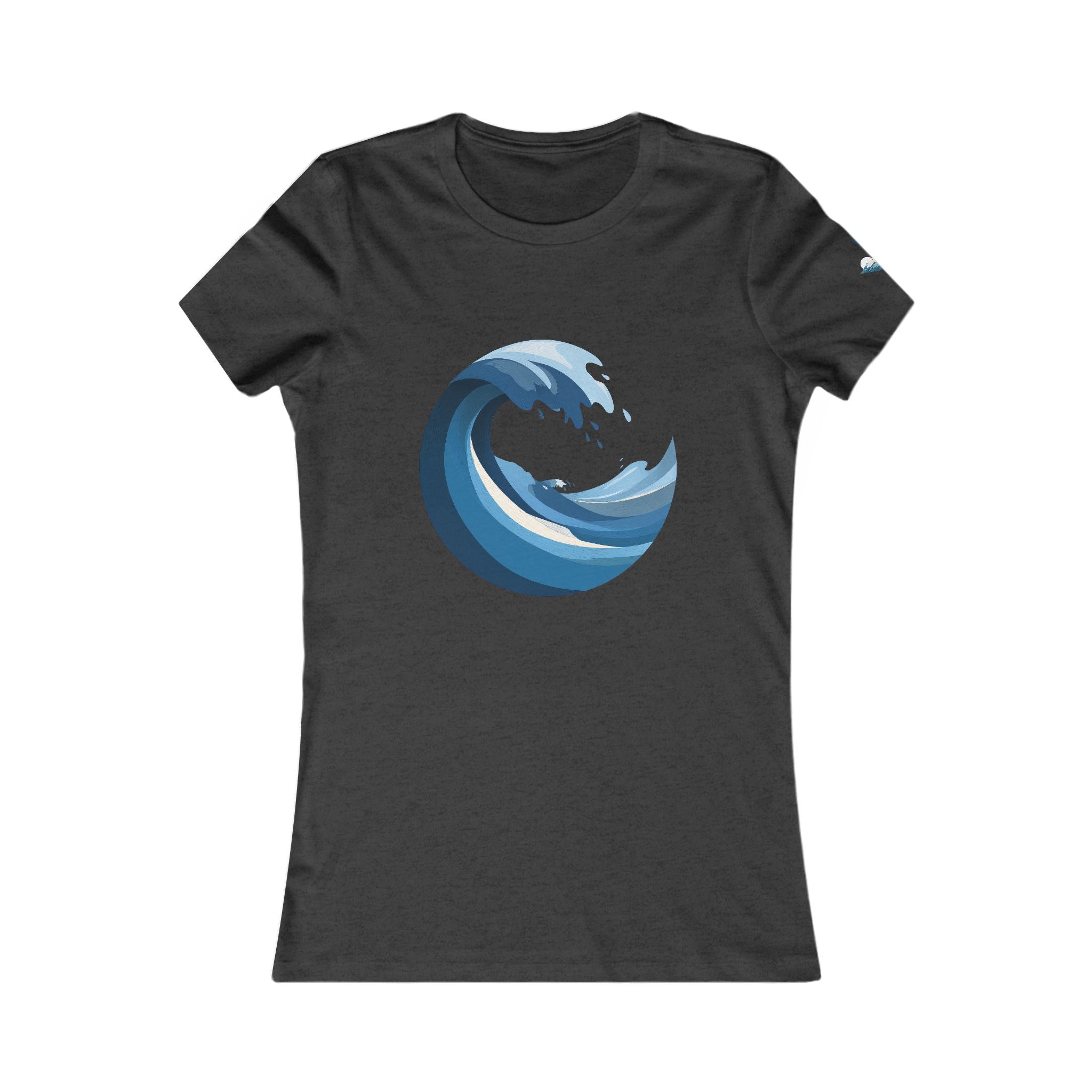 Women's T-shirt “Blue Wave” - Opal Depths No. 19 (EU)