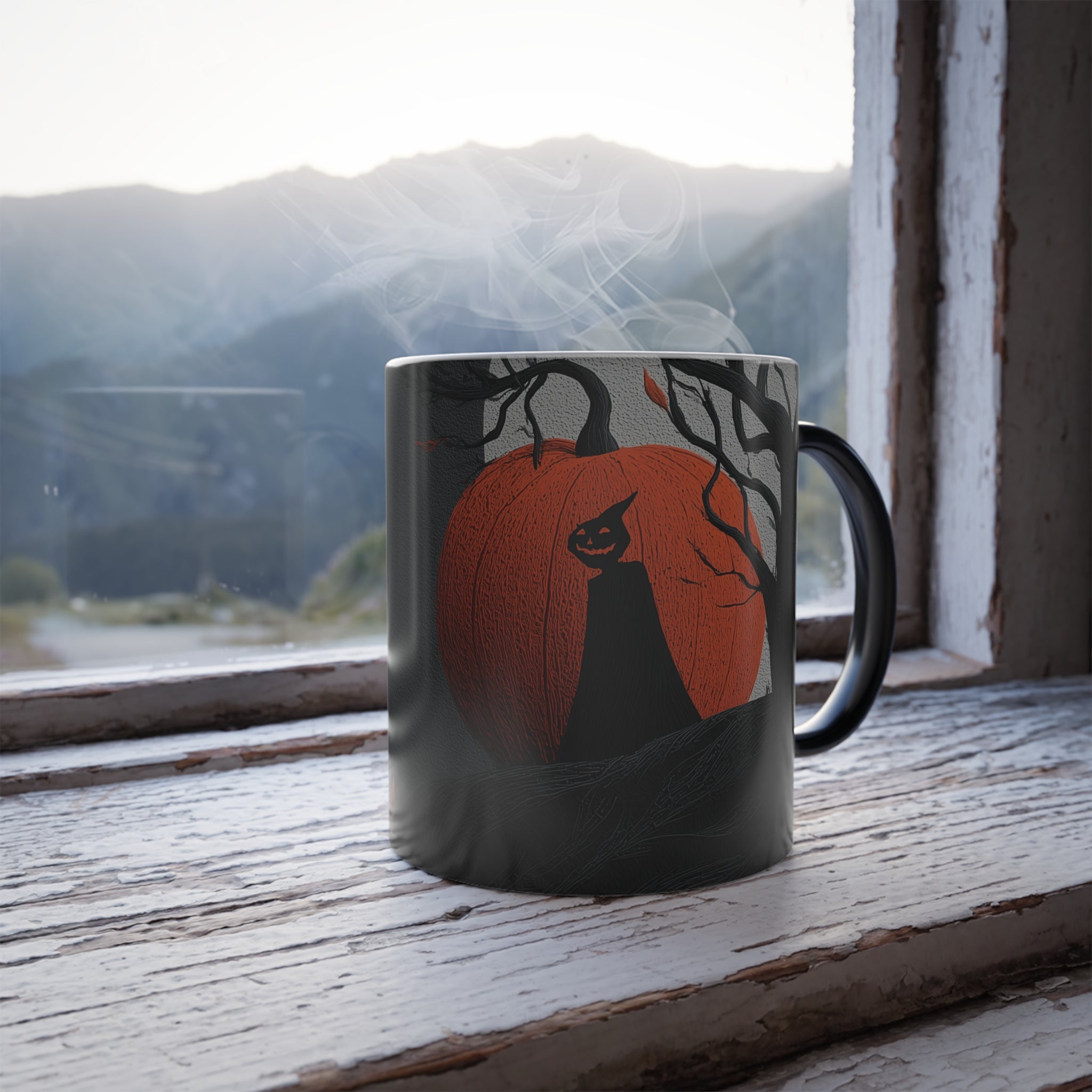Maison Verne Halloween Ltd. Edition Zaubertasse "Pumpkin Shadow" - - 🎃👻 Wicked Elegance No. 02 👻🎃