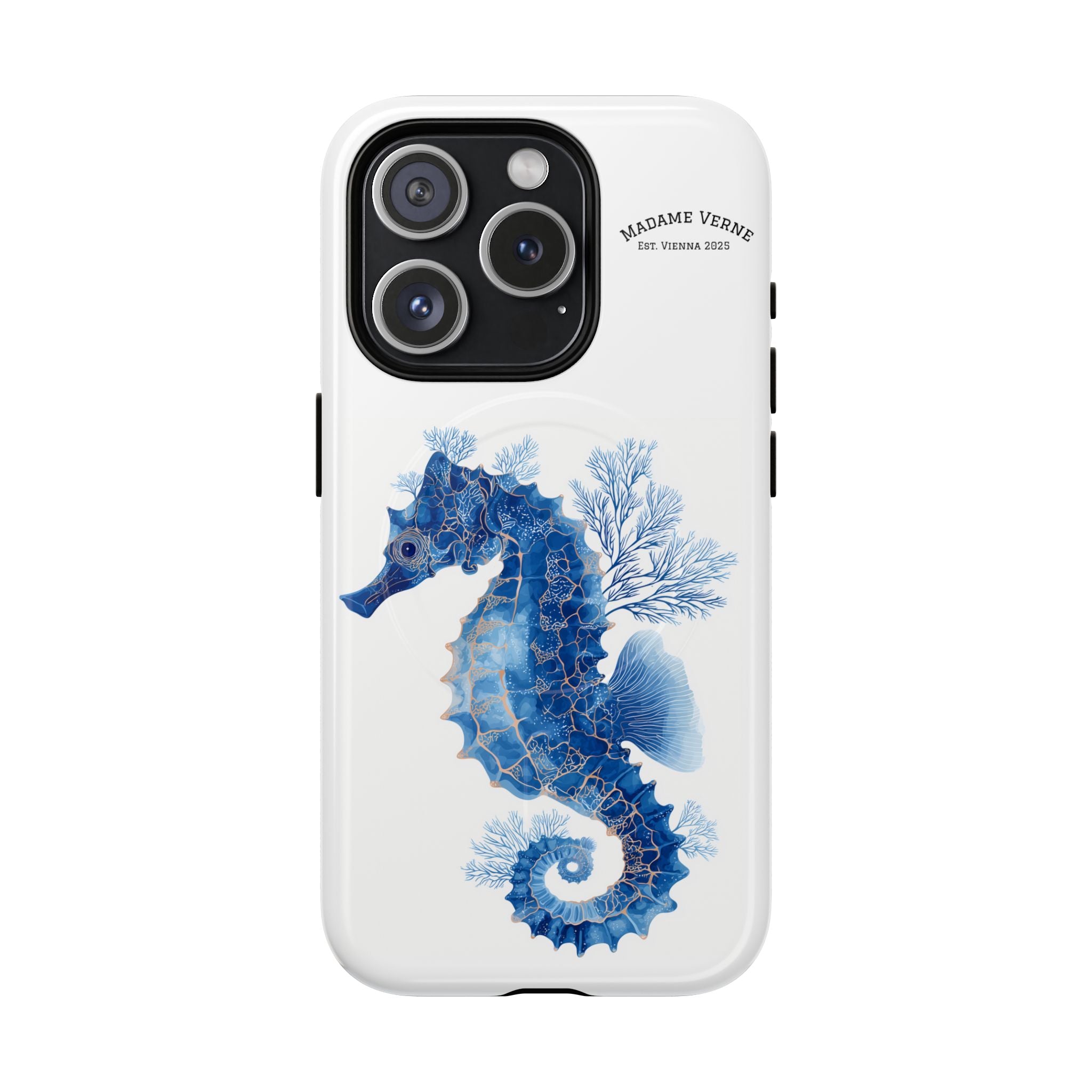 MagSafe iPhone Case "Azure Sentinel" - Opal Depths No. 32