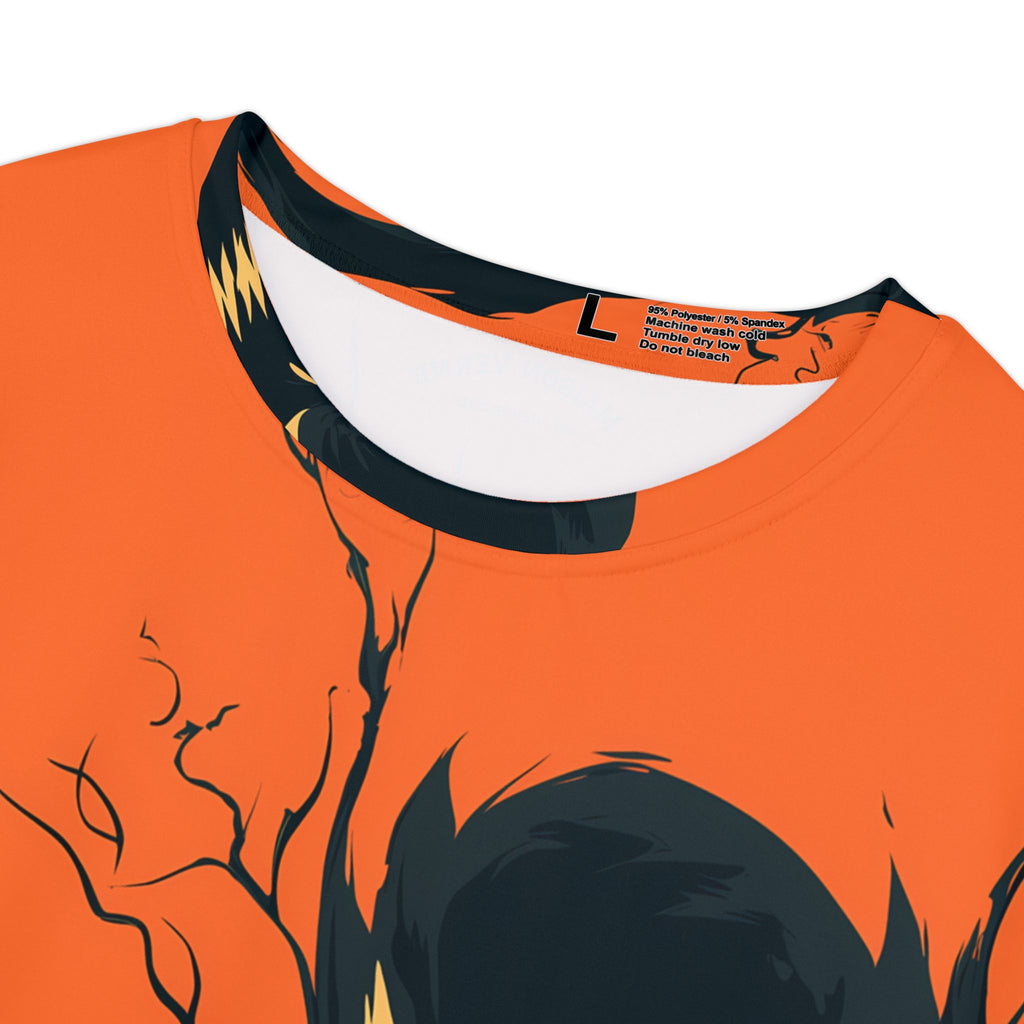 Maison Verne Halloween Ltd. Edition Plus Size Damen Shirt "The Grinning Tree" - 🎃👻 Wicked Elegance No. 26 👻🎃