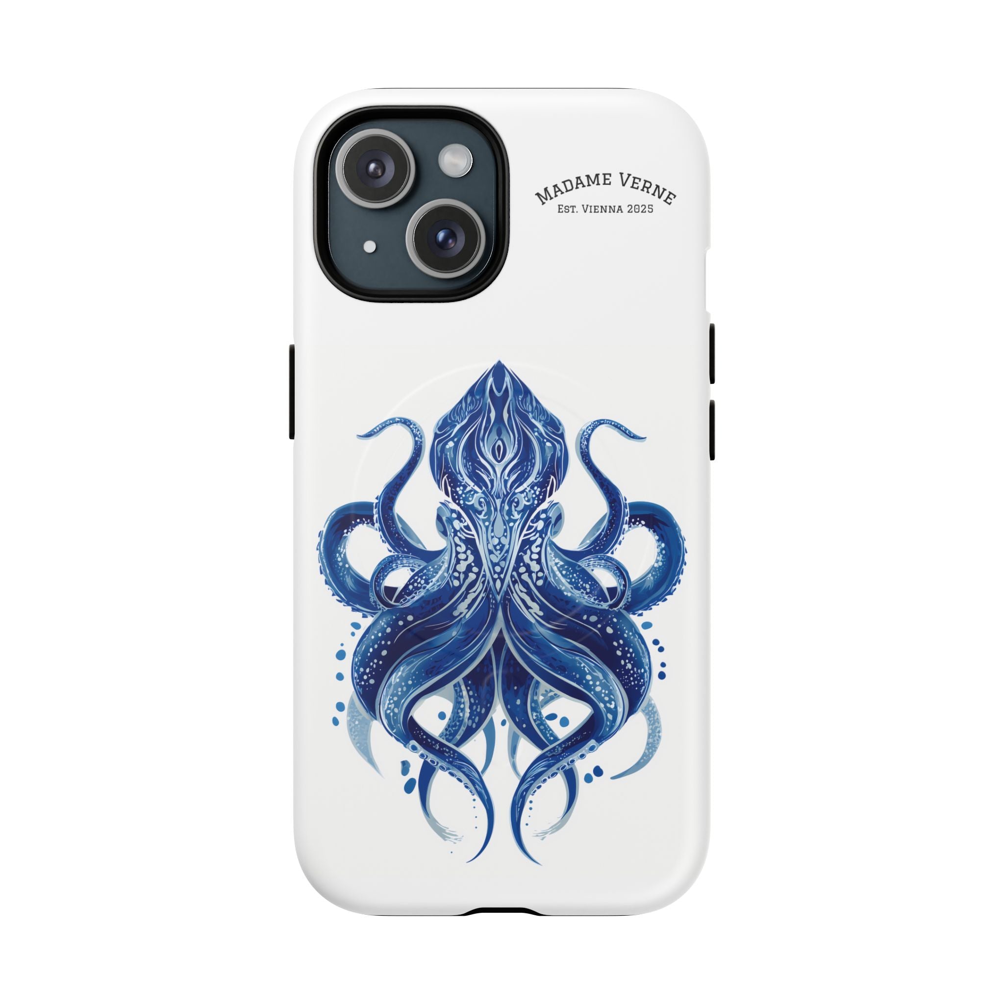 MagSafe iPhone Case "Deep Blue Bloom" - Opal Depths No. 32