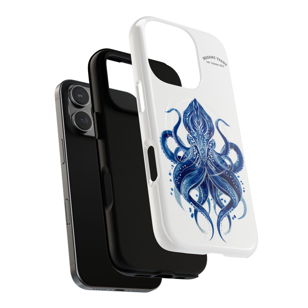 MagSafe iPhone Case "Deep Blue Bloom" - Opal Depths No. 32