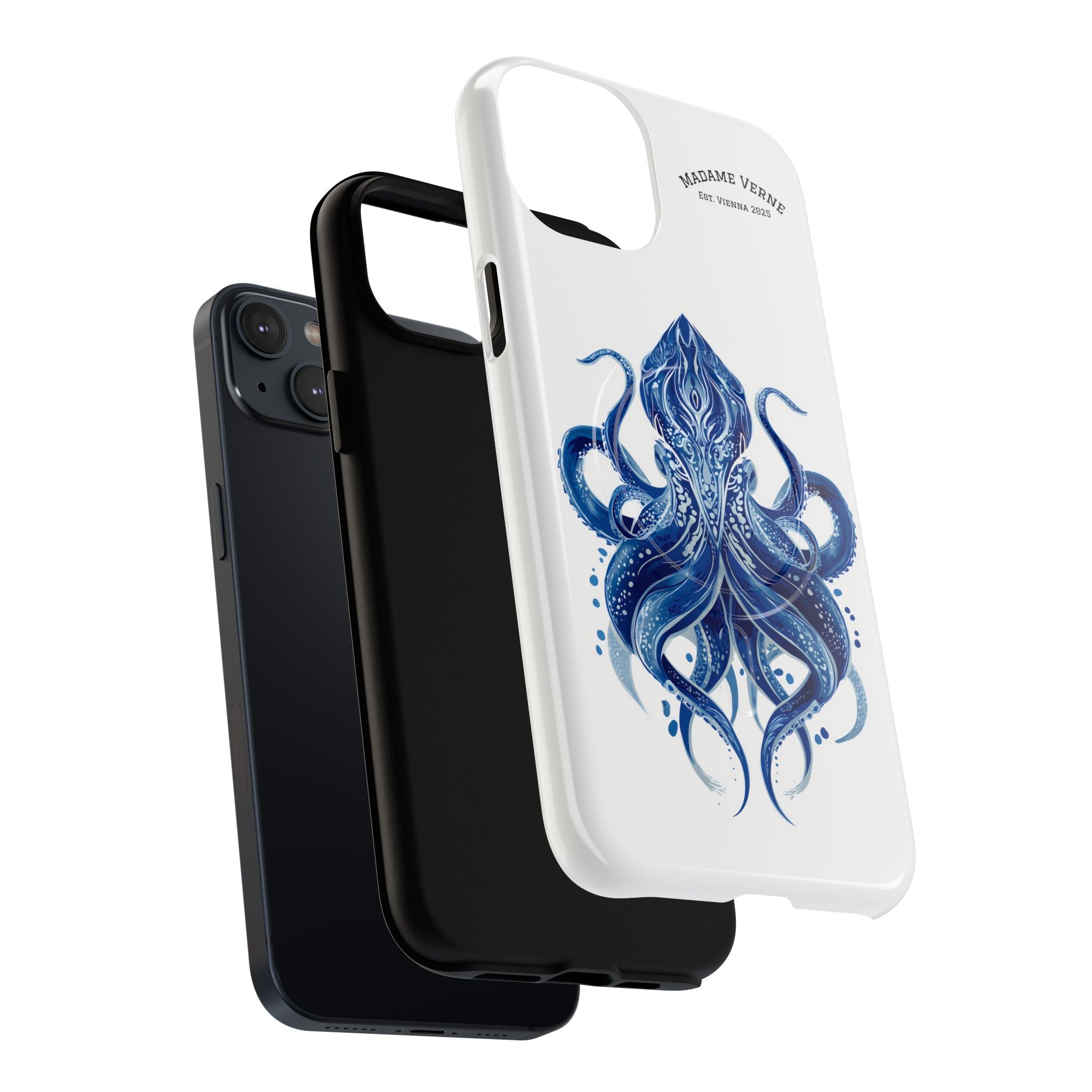 MagSafe iPhone Case "Deep Blue Bloom" - Opal Depths No. 32