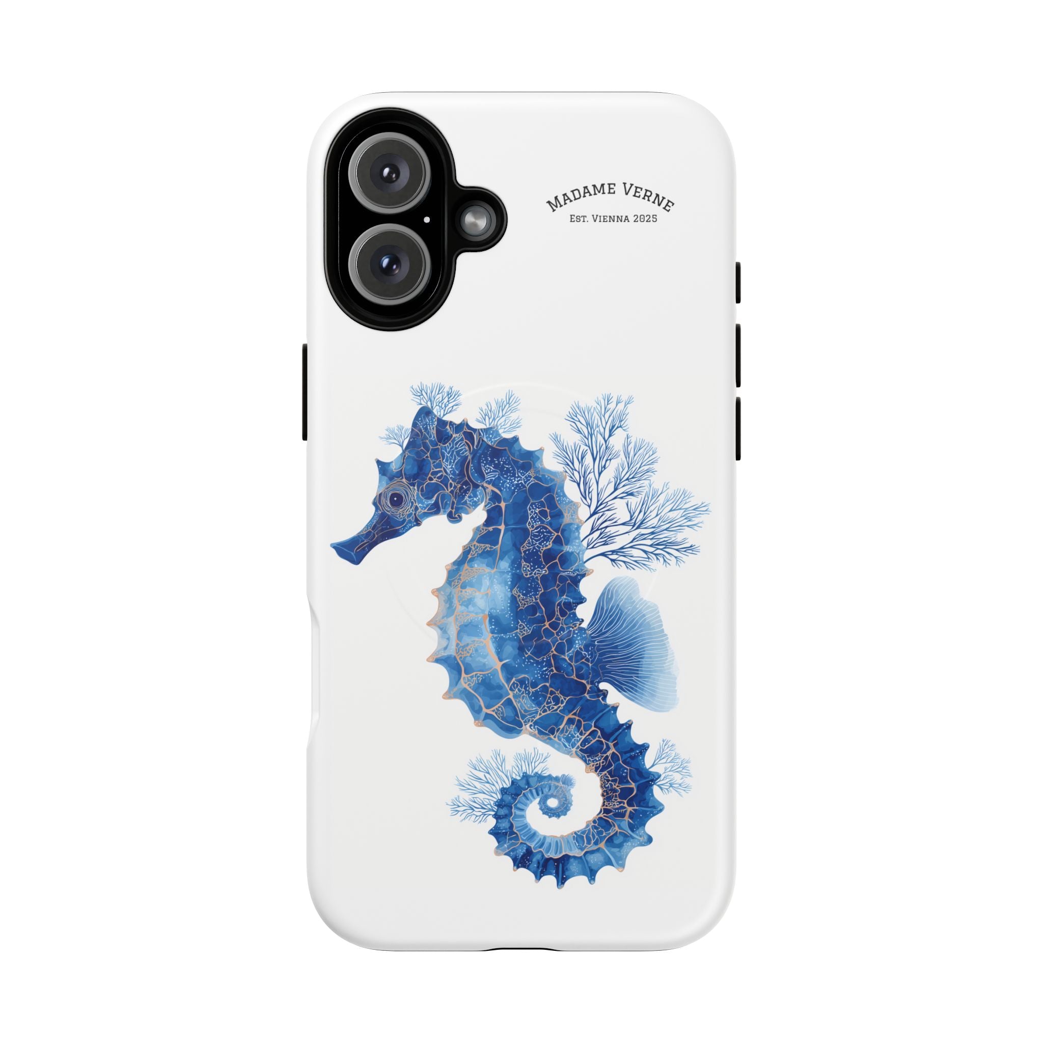 MagSafe iPhone Case "Azure Sentinel" - Opal Depths No. 32