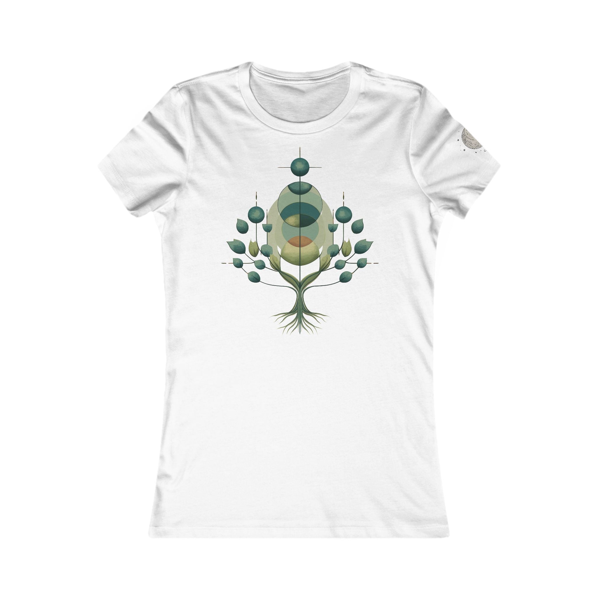 Damen T-shirt "Verdant Pulse" - Cosmic Botanicals No. 46 (EU)