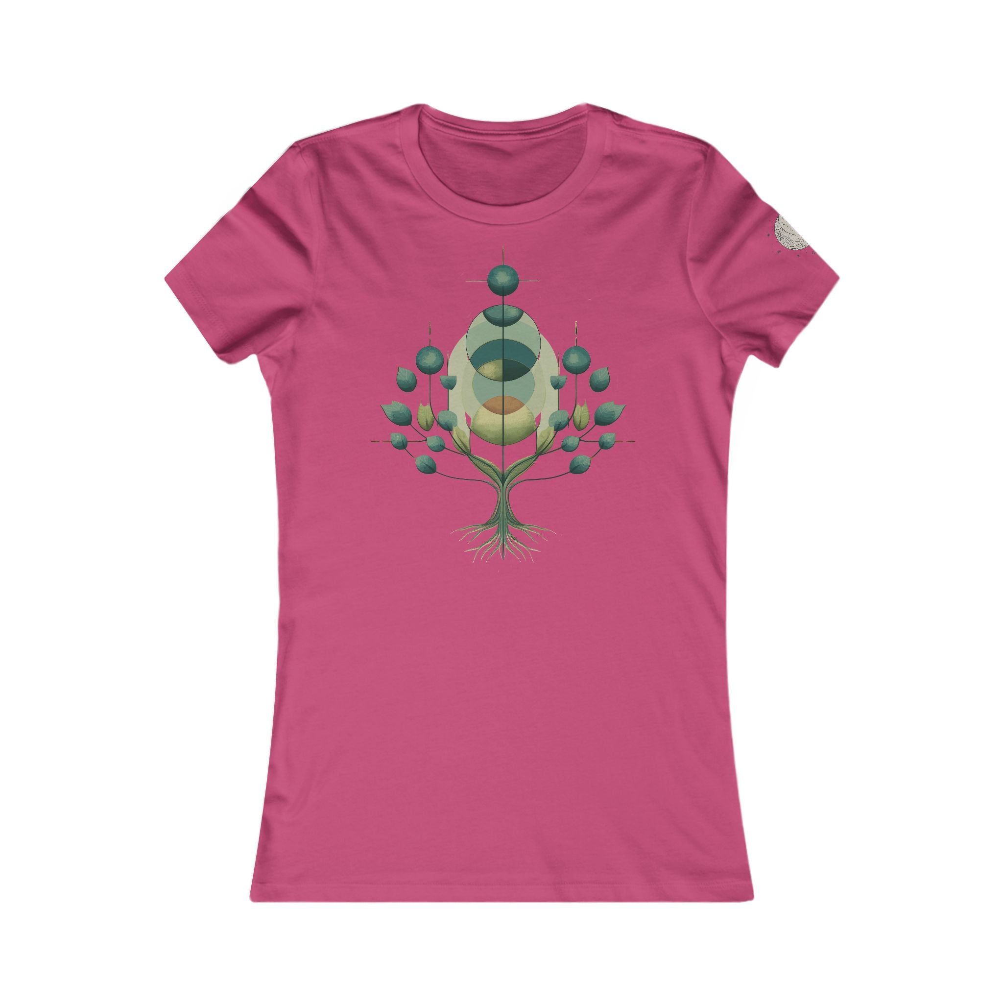 Damen T-shirt "Verdant Pulse" - Cosmic Botanicals No. 46 (EU)