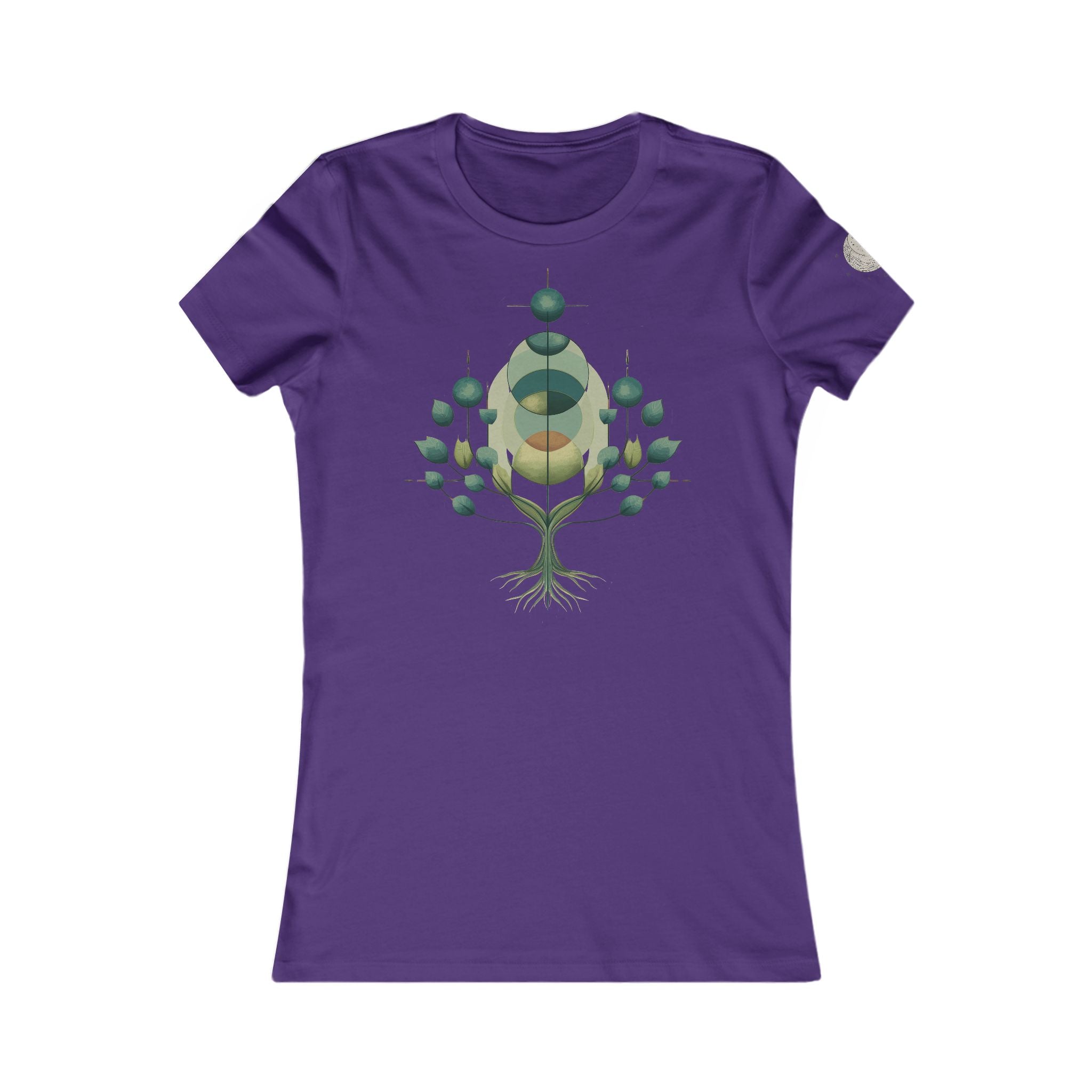 Damen T-shirt "Verdant Pulse" - Cosmic Botanicals No. 46 (EU)