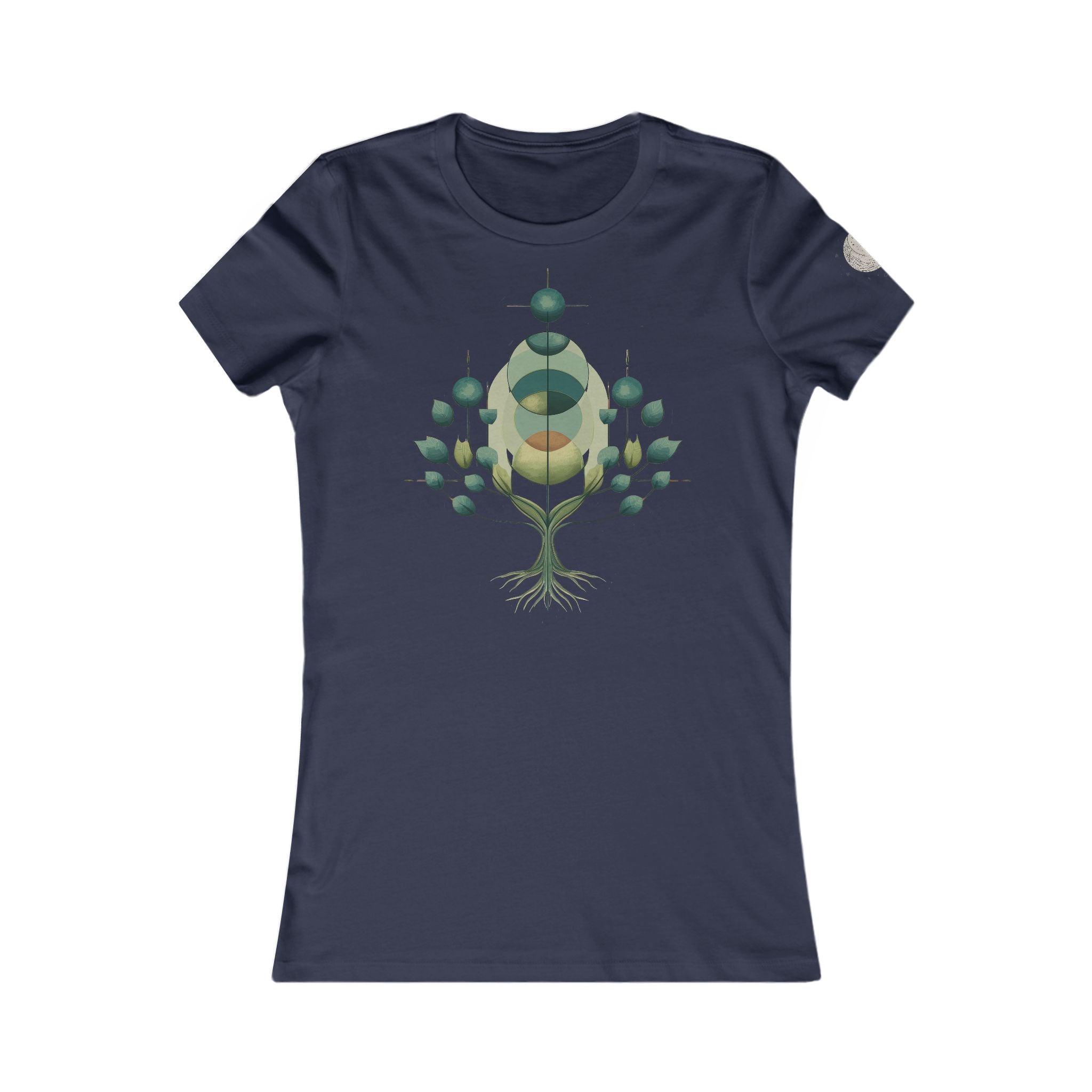 Damen T-shirt "Verdant Pulse" - Cosmic Botanicals No. 46 (EU)