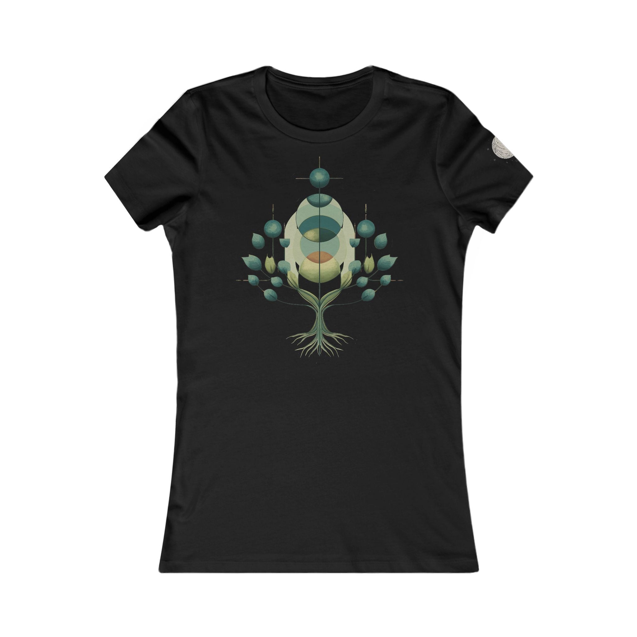 Damen T-shirt "Verdant Pulse" - Cosmic Botanicals No. 46 (EU)