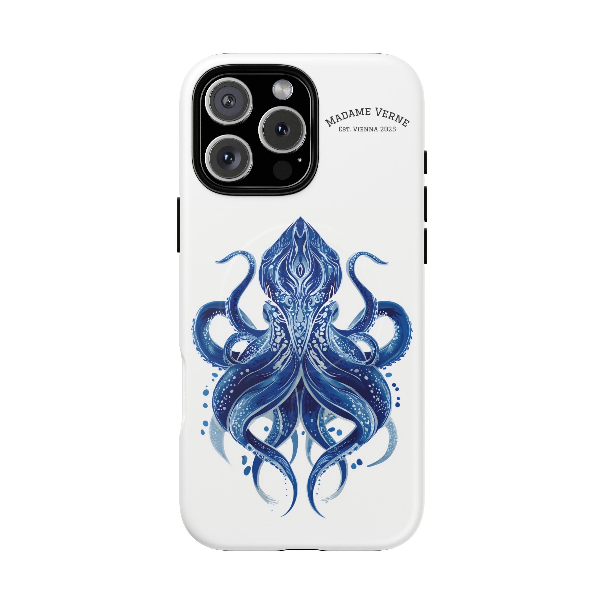 MagSafe iPhone Case "Deep Blue Bloom" - Opal Depths No. 32