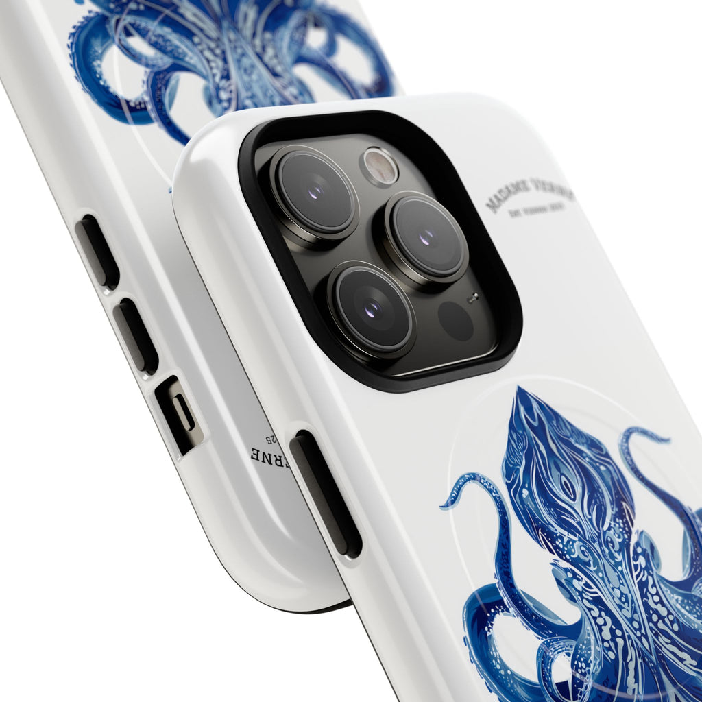 MagSafe iPhone Case "Deep Blue Bloom" - Opal Depths No. 32