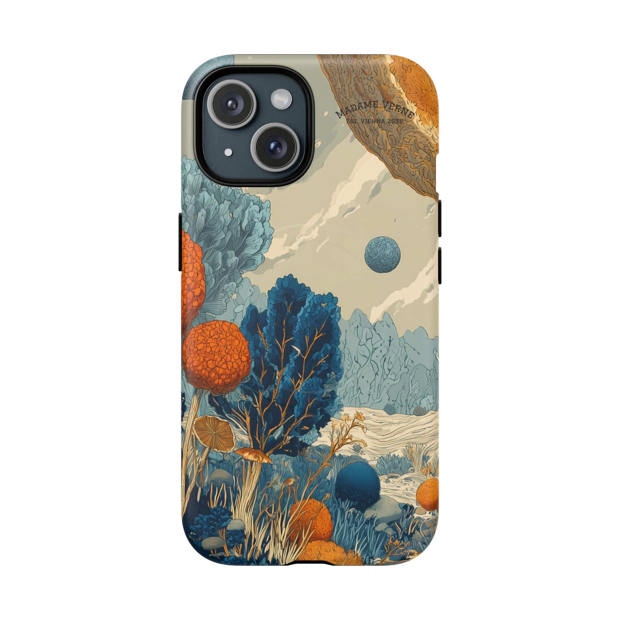 MagSafe iPhone-Schutzhülle "Ethereal Meadow" - Cosmic Botanicals No. 85