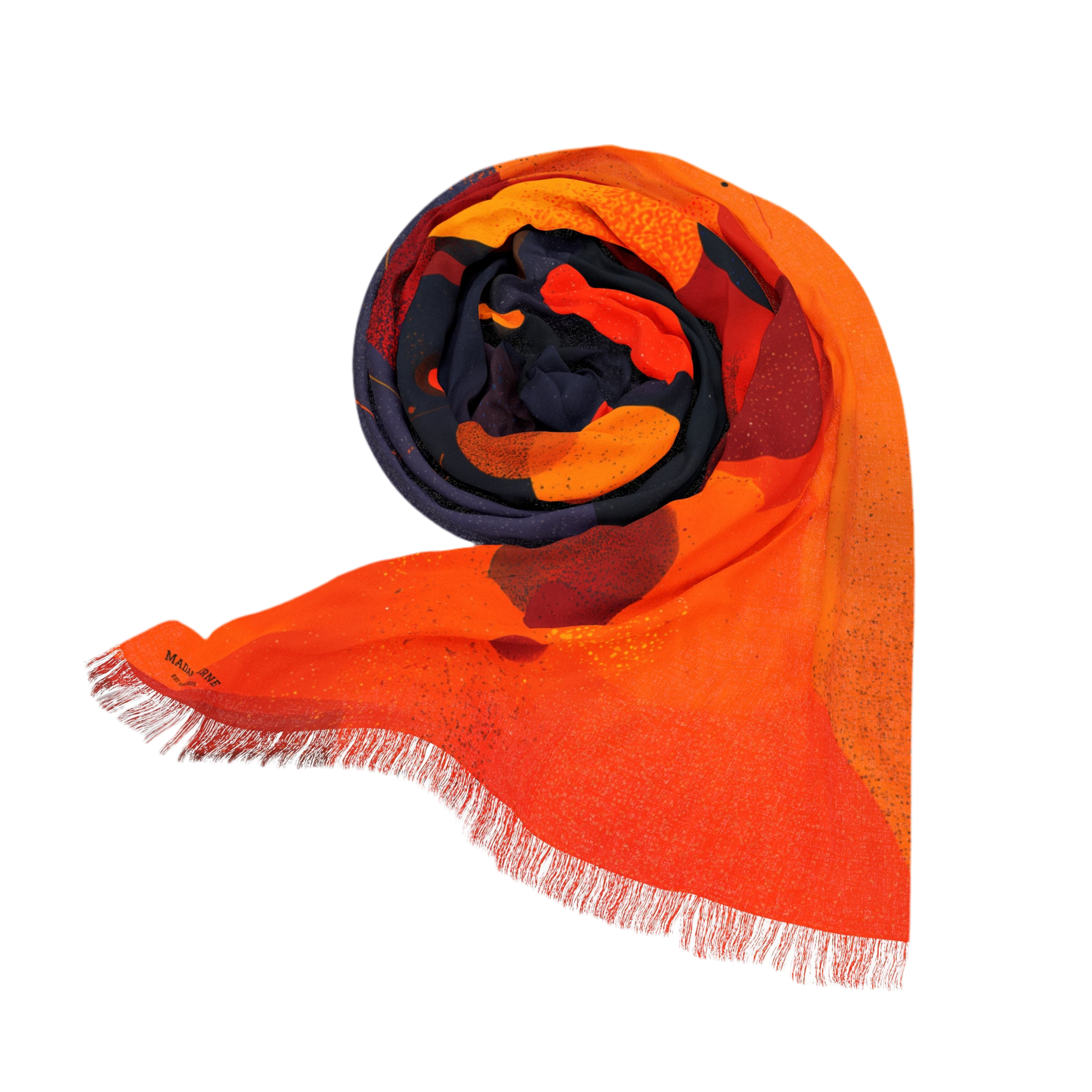 Lightweight scarf "Golden Orbit" - Golden Autumn No. 67