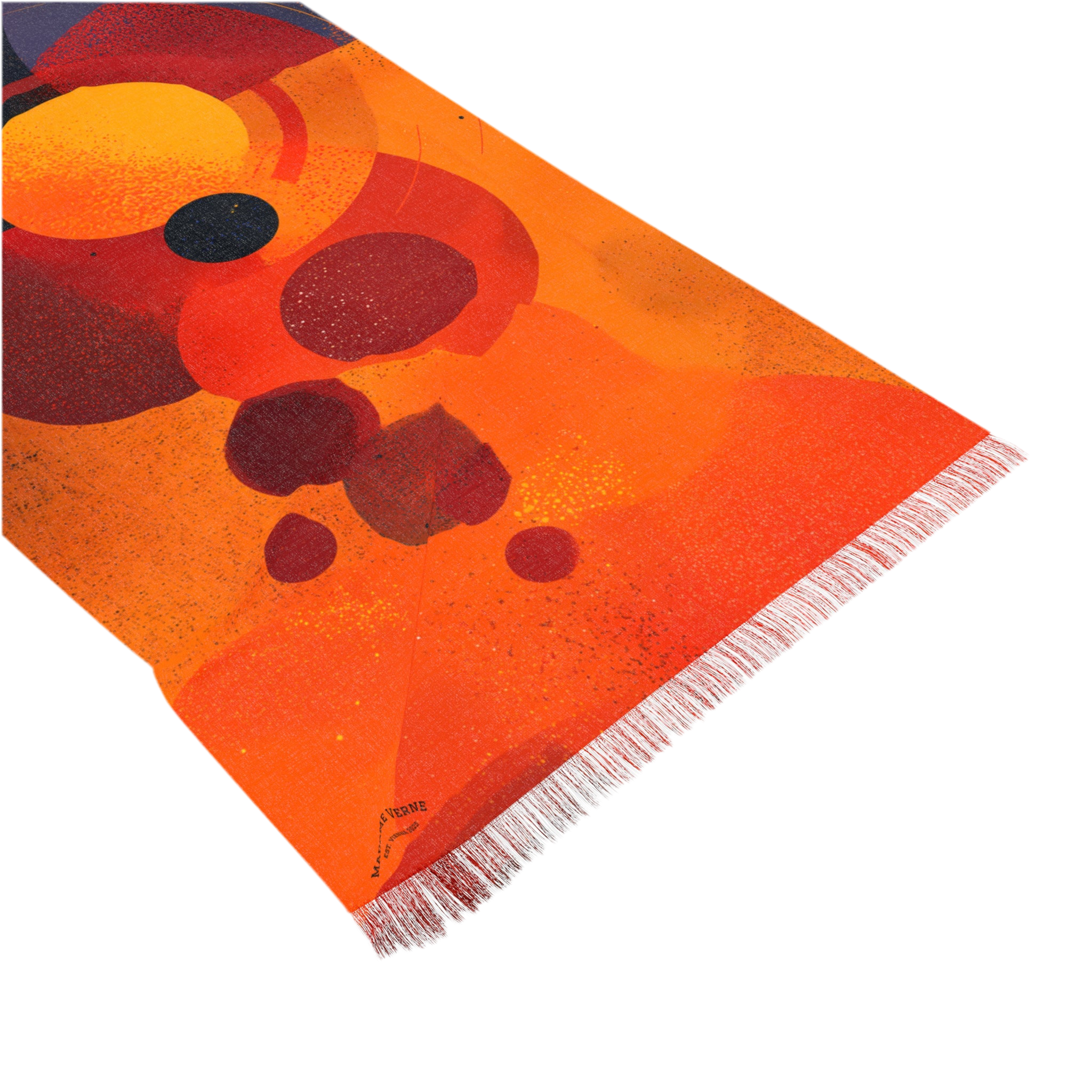 Lightweight scarf "Golden Orbit" - Golden Autumn No. 67