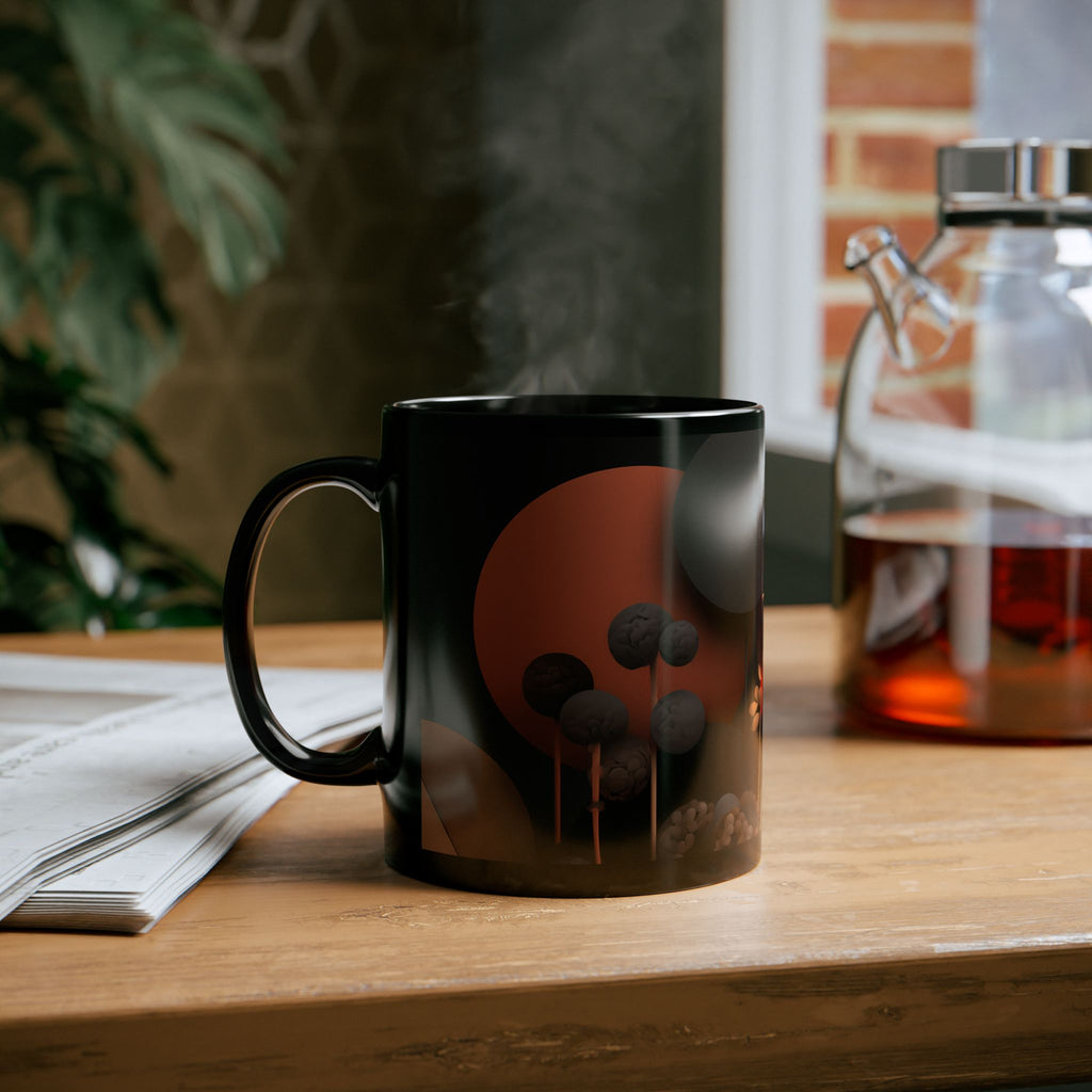 Coffee cup "Amber Serenade" - Golden Autumn No. 07