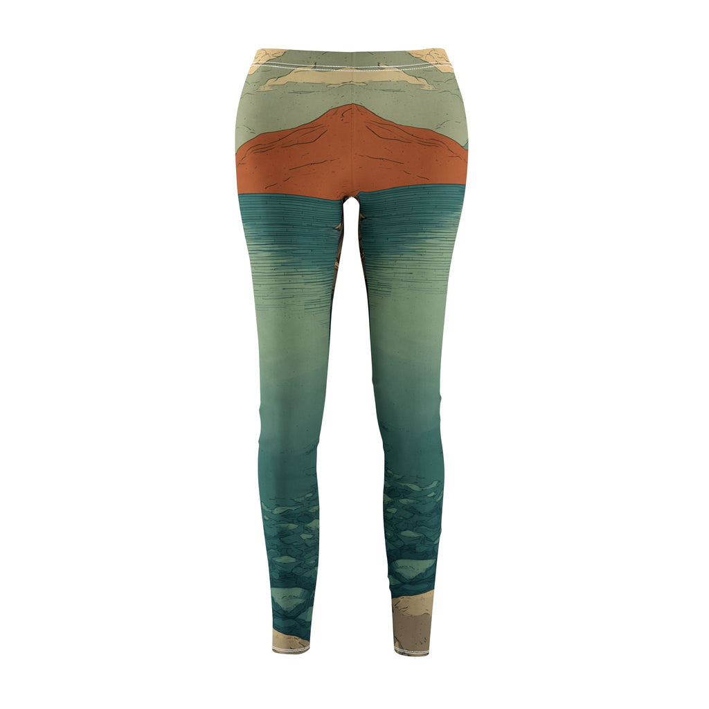 Stretch-Leggings für Freizeit & Yoga "Scenic Landscape" - Below & Beyond No. 01