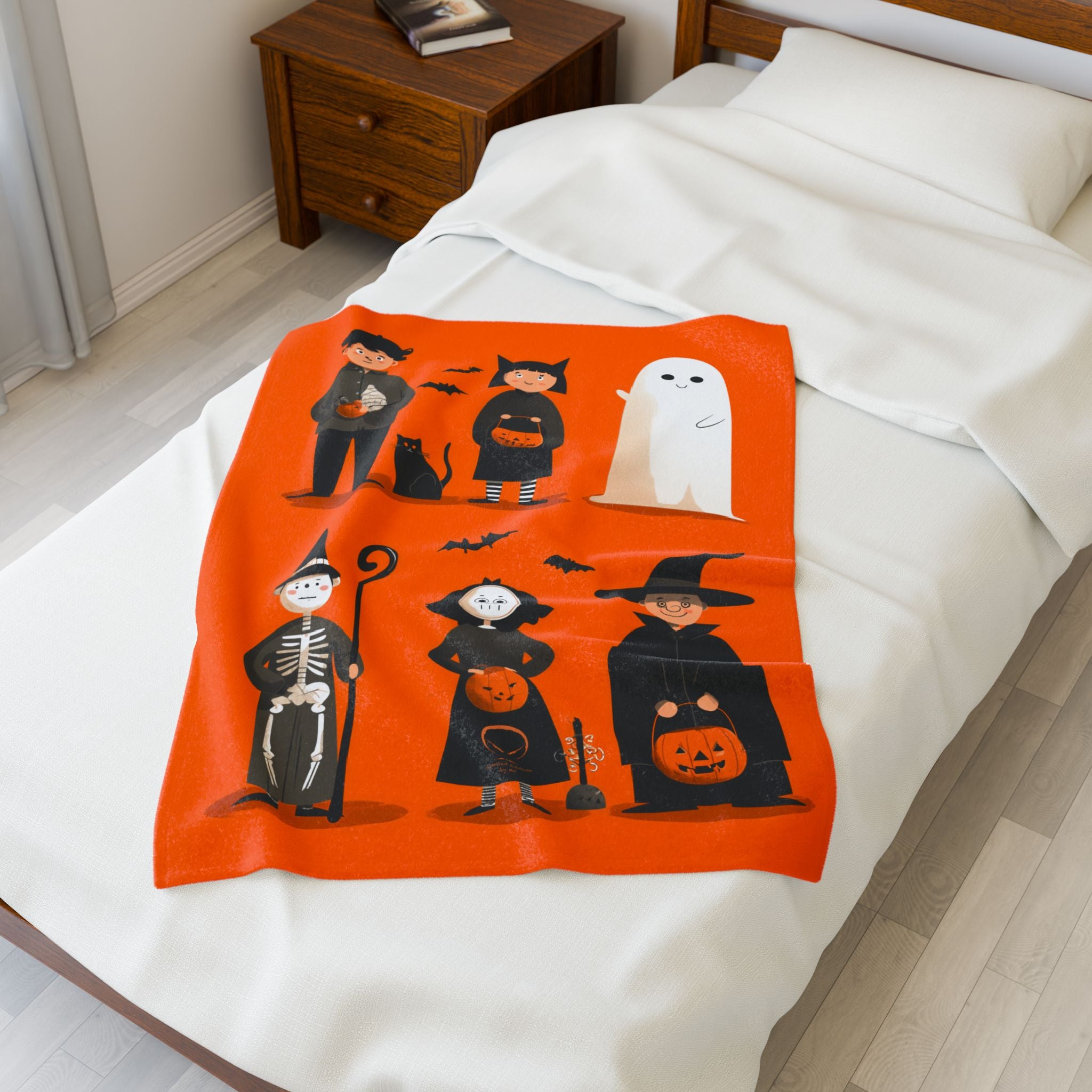 Maison Verne Halloween Ltd. Edition Velours-Kuscheldecke - 🎃👻 Wicked Elegance No. 87 👻🎃