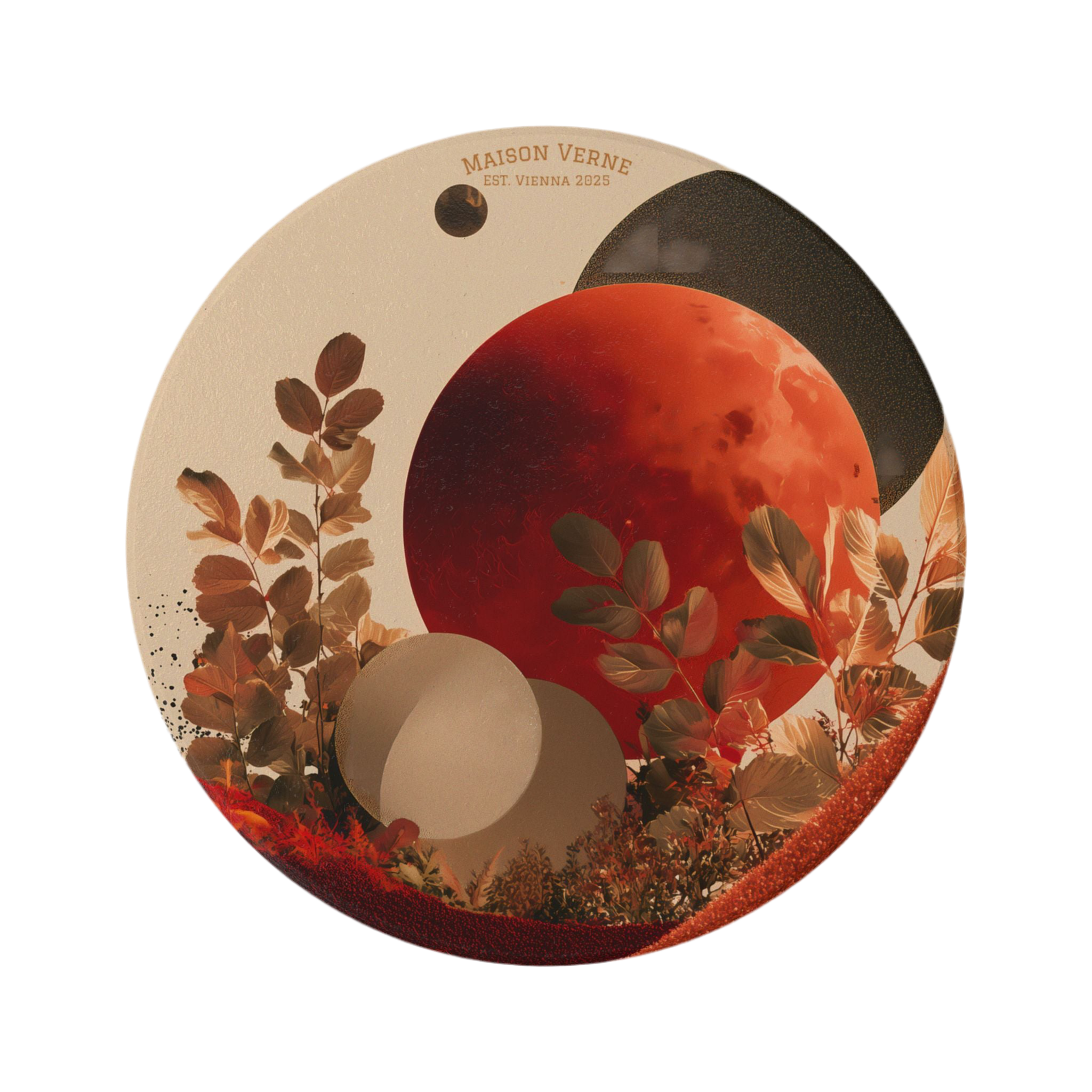 Maison Verne Keramik Untersetzer "Lunar Harvest" - Golden Autumn No. 68