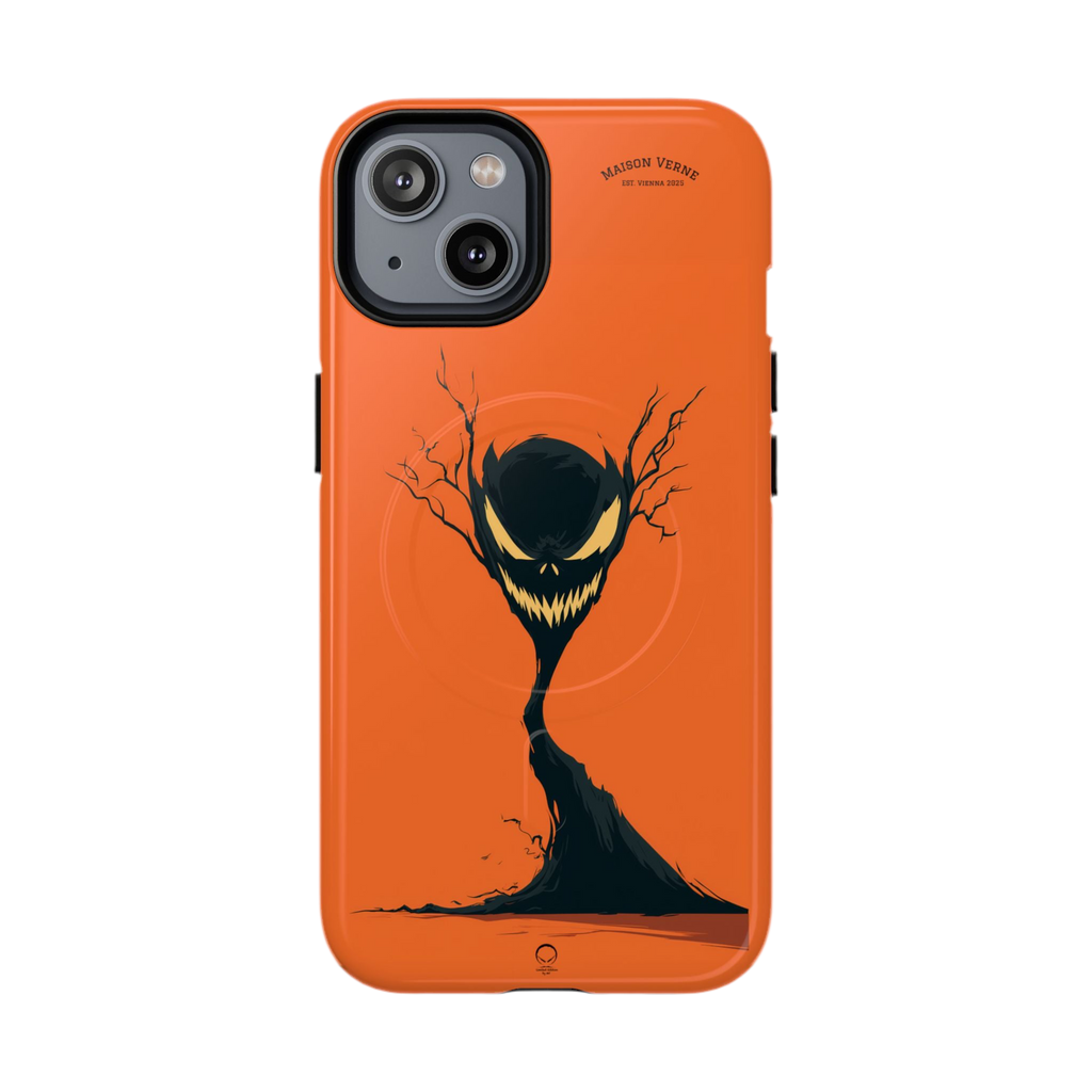 HALLOWEEN LIMITED EDITION MagSafe iPhone-Schutzhülle "The Grinning Tree" - 🎃👻 Wicked Elegance No. 26 👻🎃