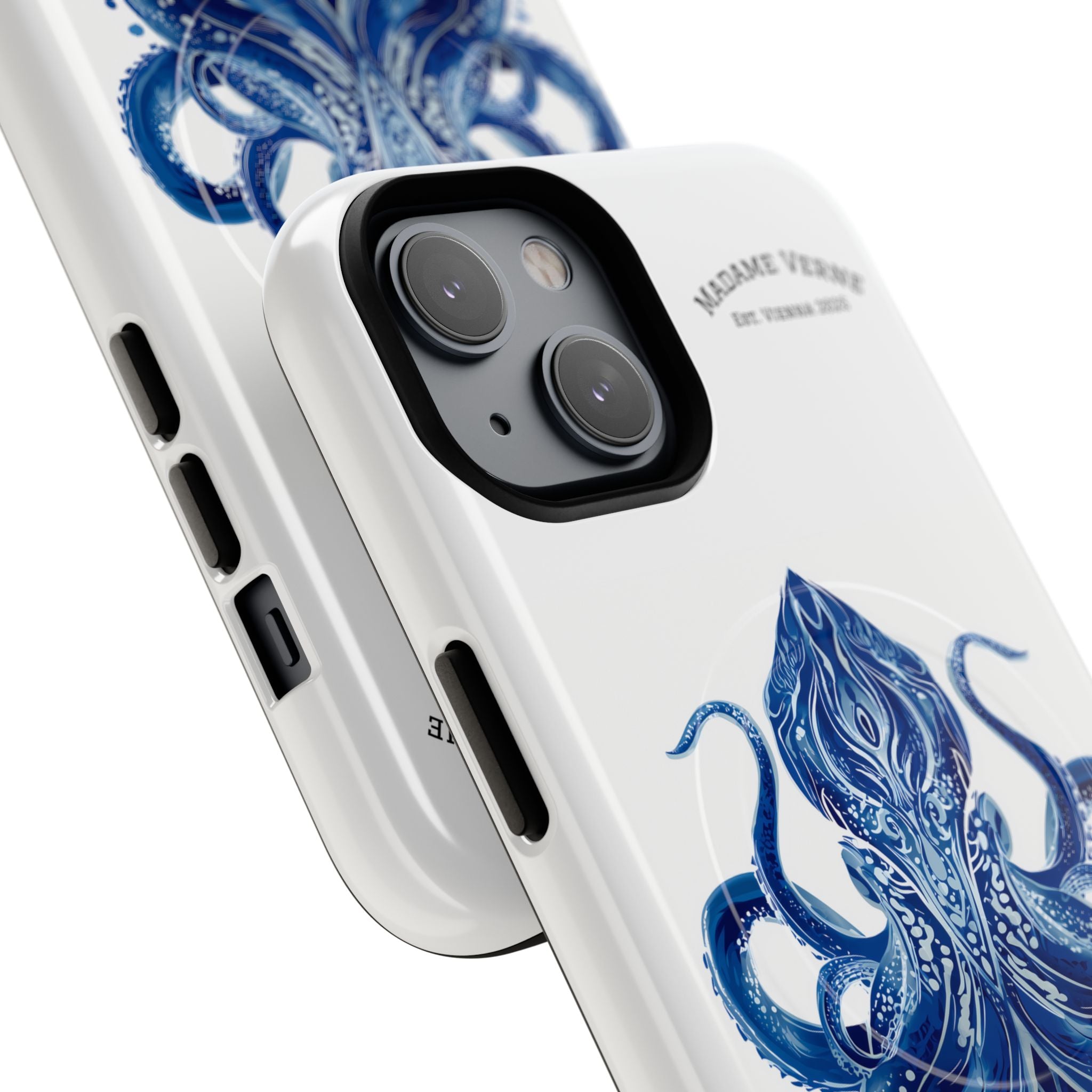 MagSafe iPhone Case "Deep Blue Bloom" - Opal Depths No. 32