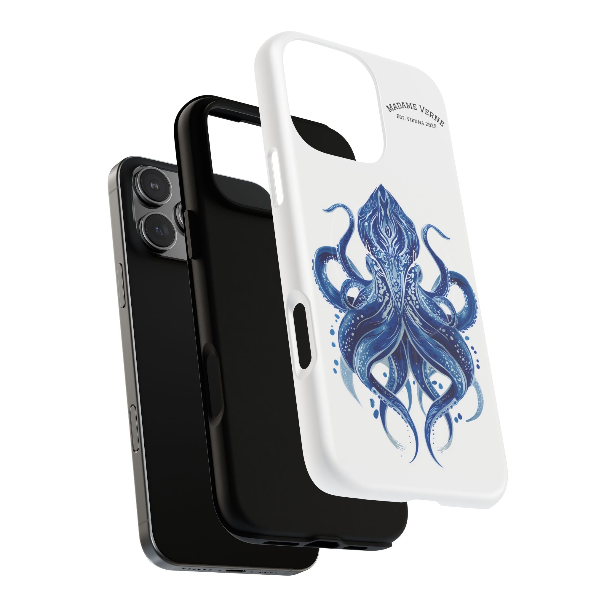 MagSafe iPhone Case "Deep Blue Bloom" - Opal Depths No. 32