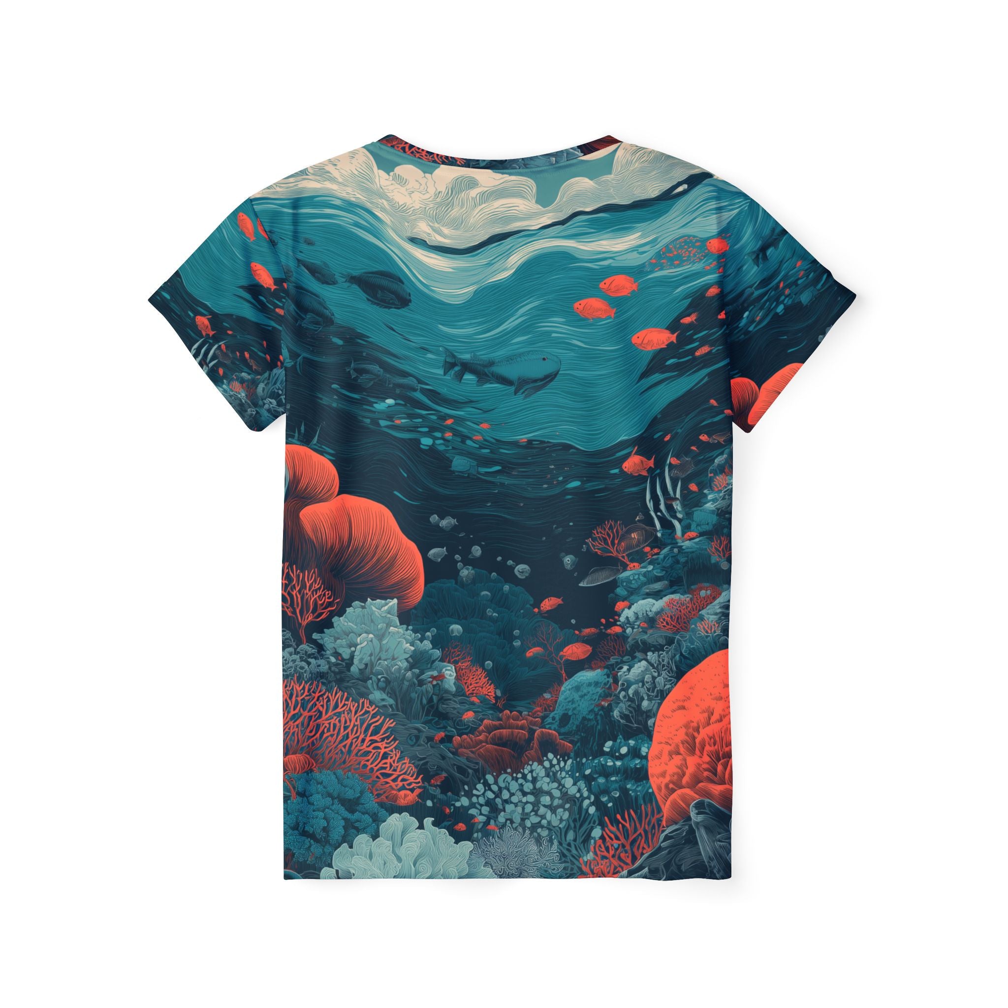 Plus Size Damen T-shirt "Ocean Depths" - Opal Depths No. 05