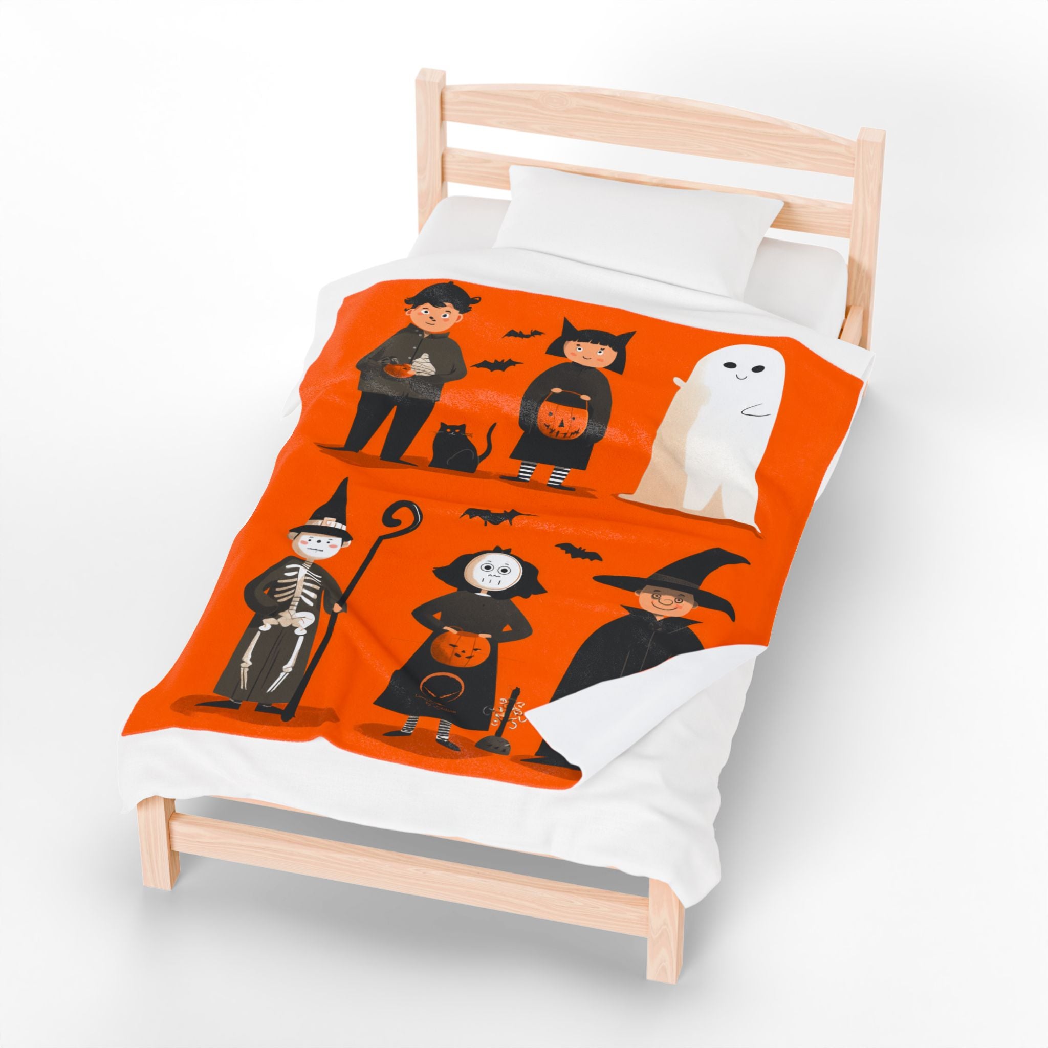Maison Verne Halloween Ltd. Edition Velours-Kuscheldecke - 🎃👻 Wicked Elegance No. 87 👻🎃