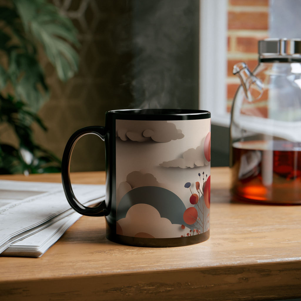 Coffee cup "Amber Horizon" - Golden Autumn No. 72