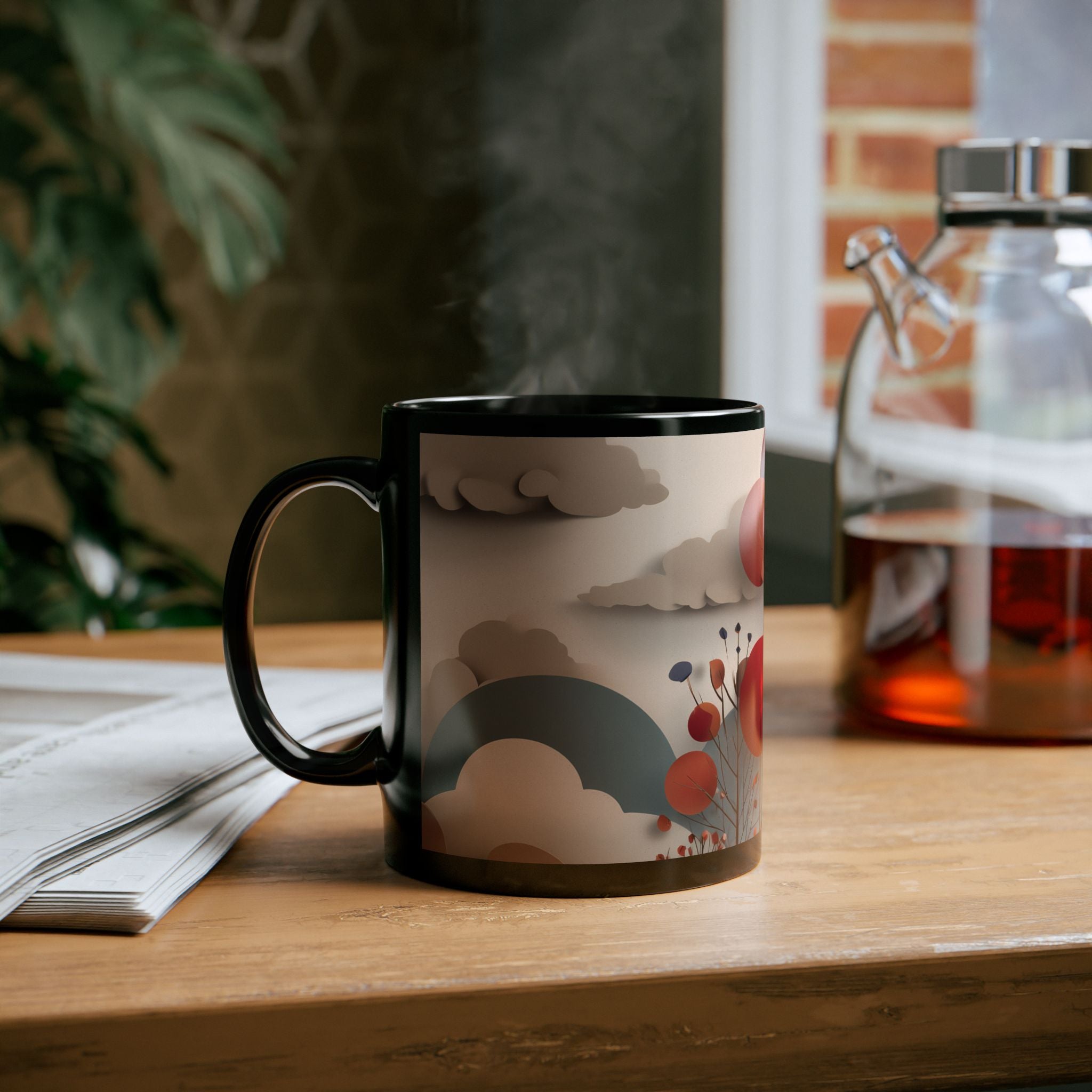 Coffee cup "Amber Horizon" - Golden Autumn No. 72
