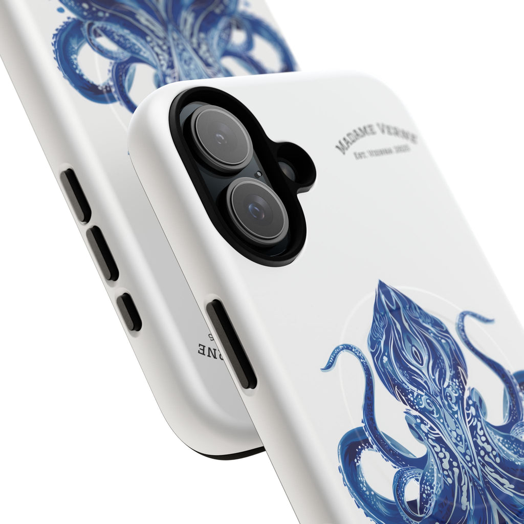 MagSafe iPhone Case "Deep Blue Bloom" - Opal Depths No. 32