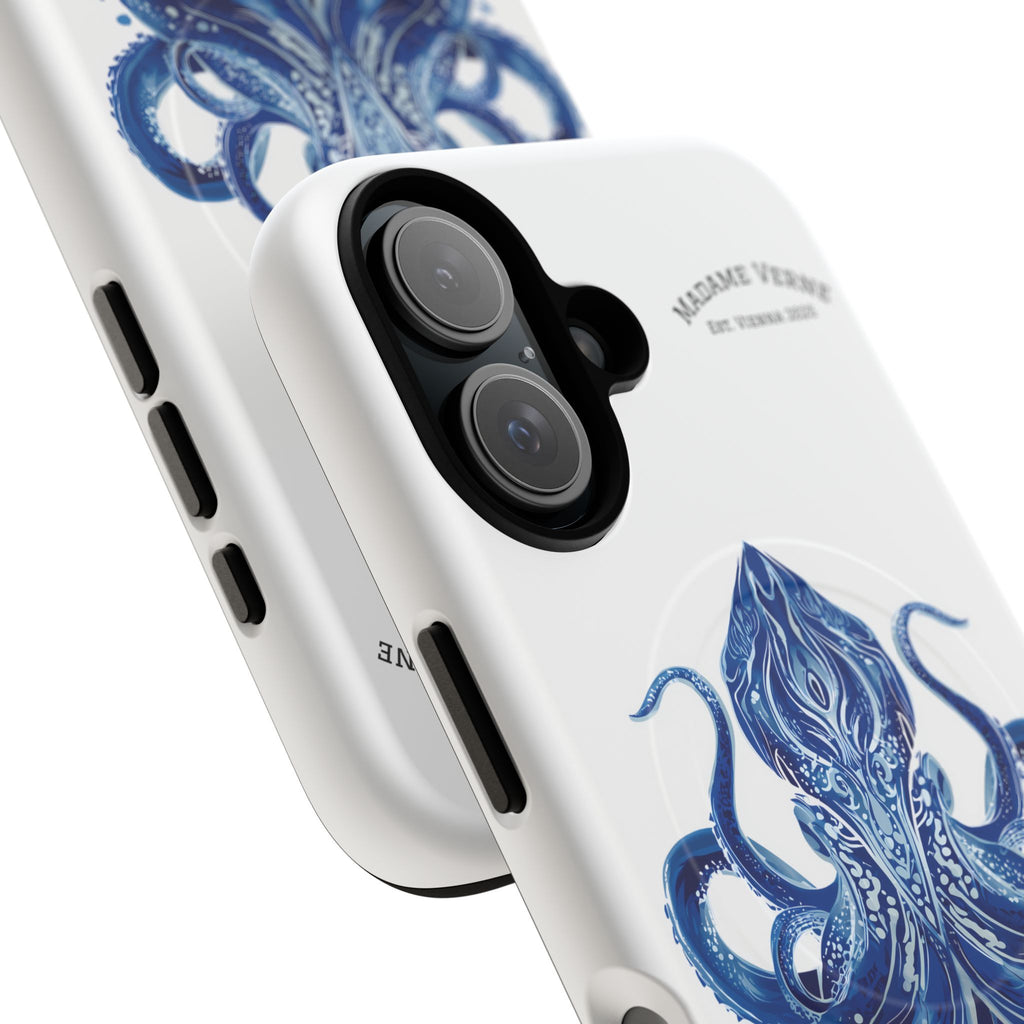 MagSafe iPhone Case "Deep Blue Bloom" - Opal Depths No. 32