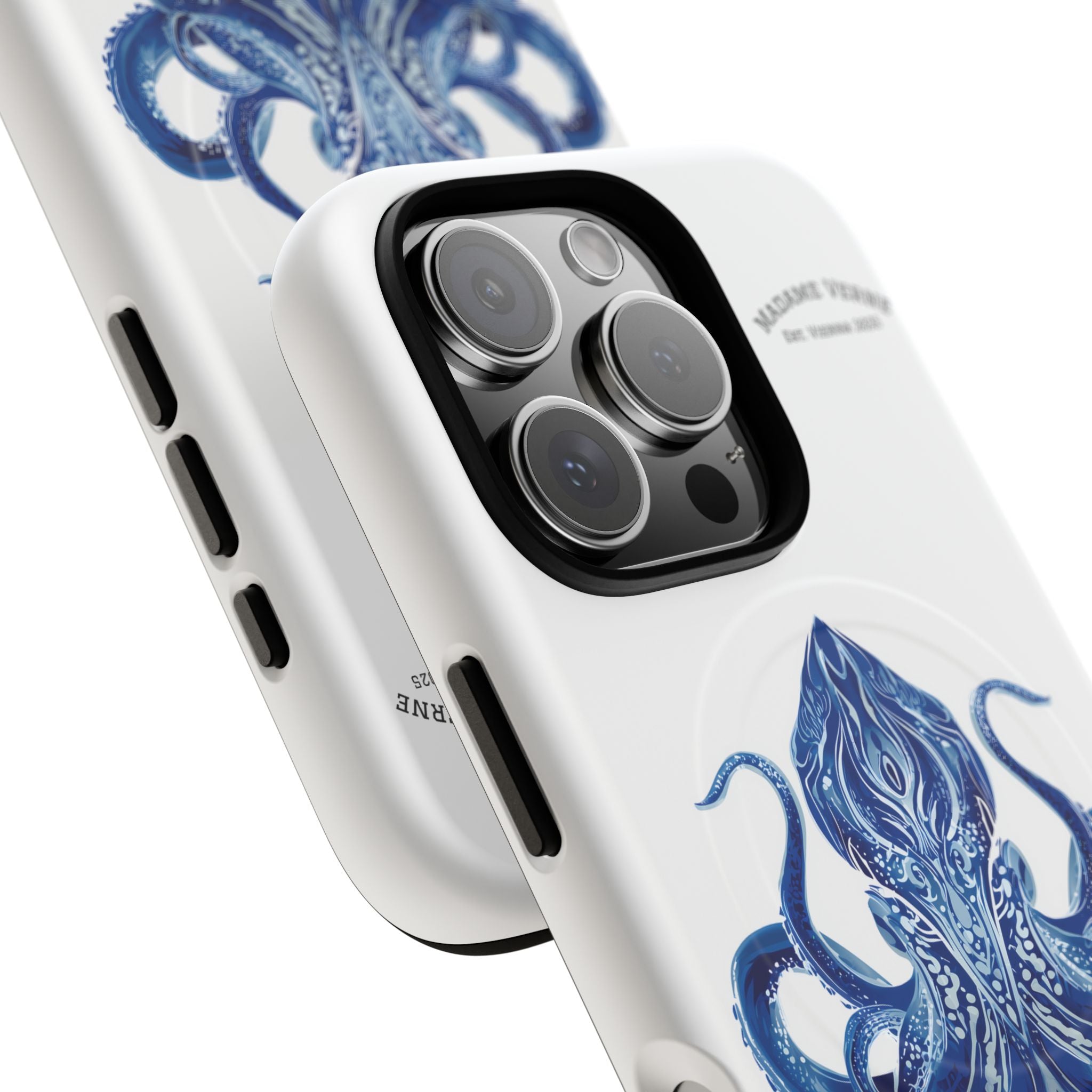 MagSafe iPhone Case "Deep Blue Bloom" - Opal Depths No. 32