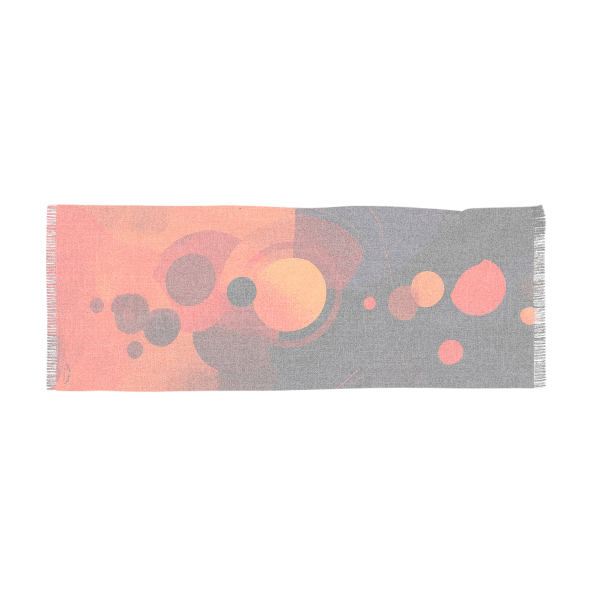 Lightweight scarf "Golden Orbit" - Golden Autumn No. 67