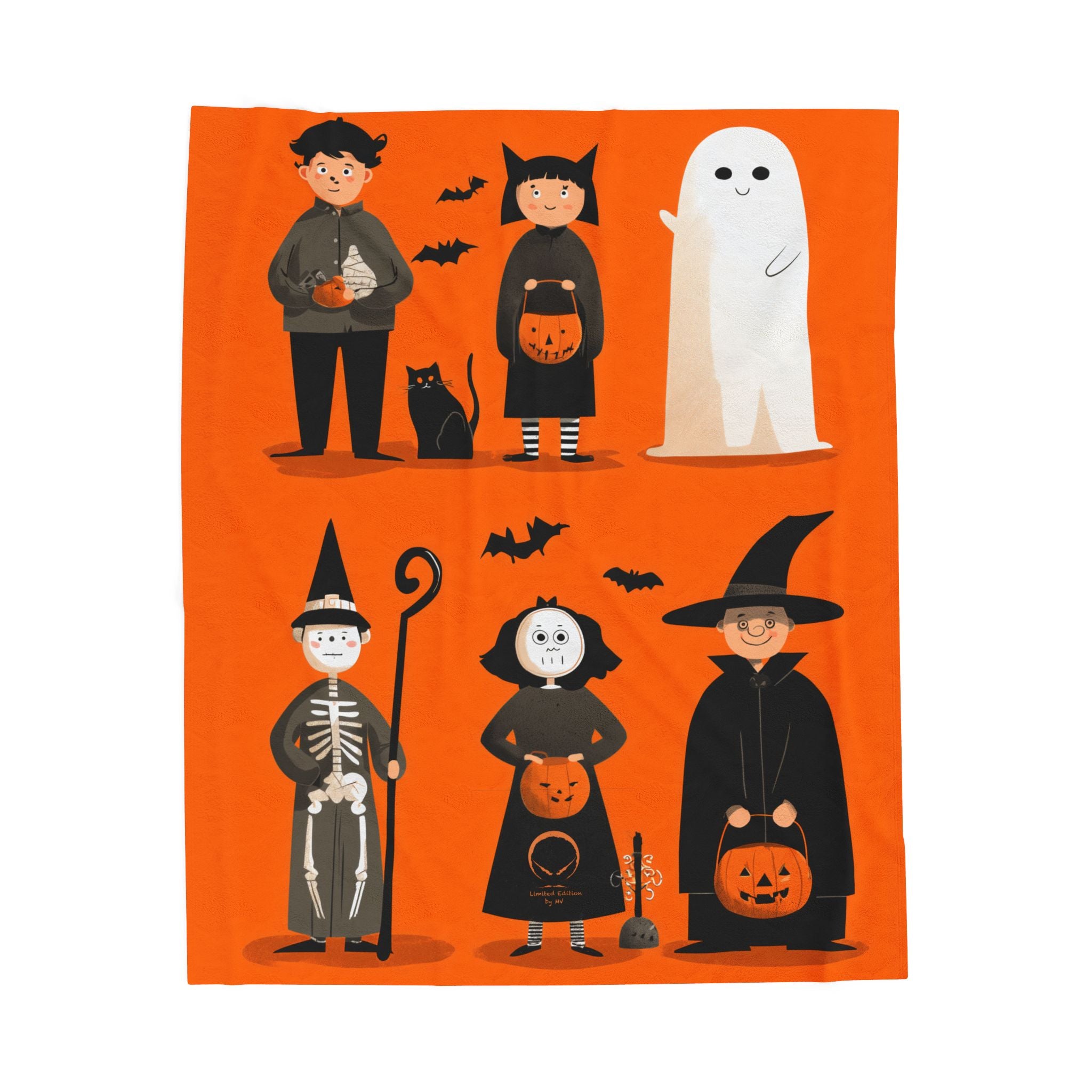Maison Verne Halloween Ltd. Edition Velours-Kuscheldecke - 🎃👻 Wicked Elegance No. 87 👻🎃