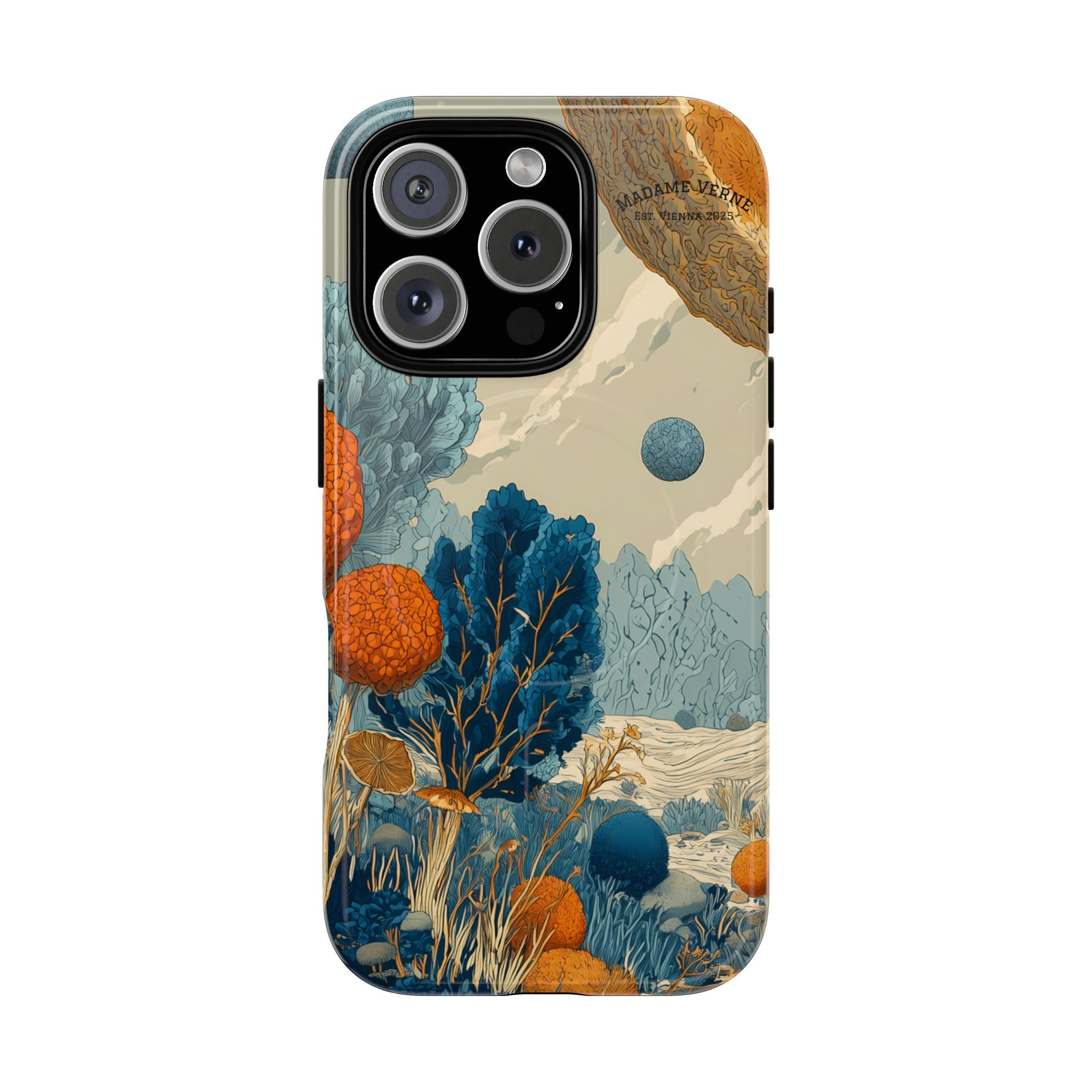 MagSafe iPhone-Schutzhülle "Ethereal Meadow" - Cosmic Botanicals No. 85