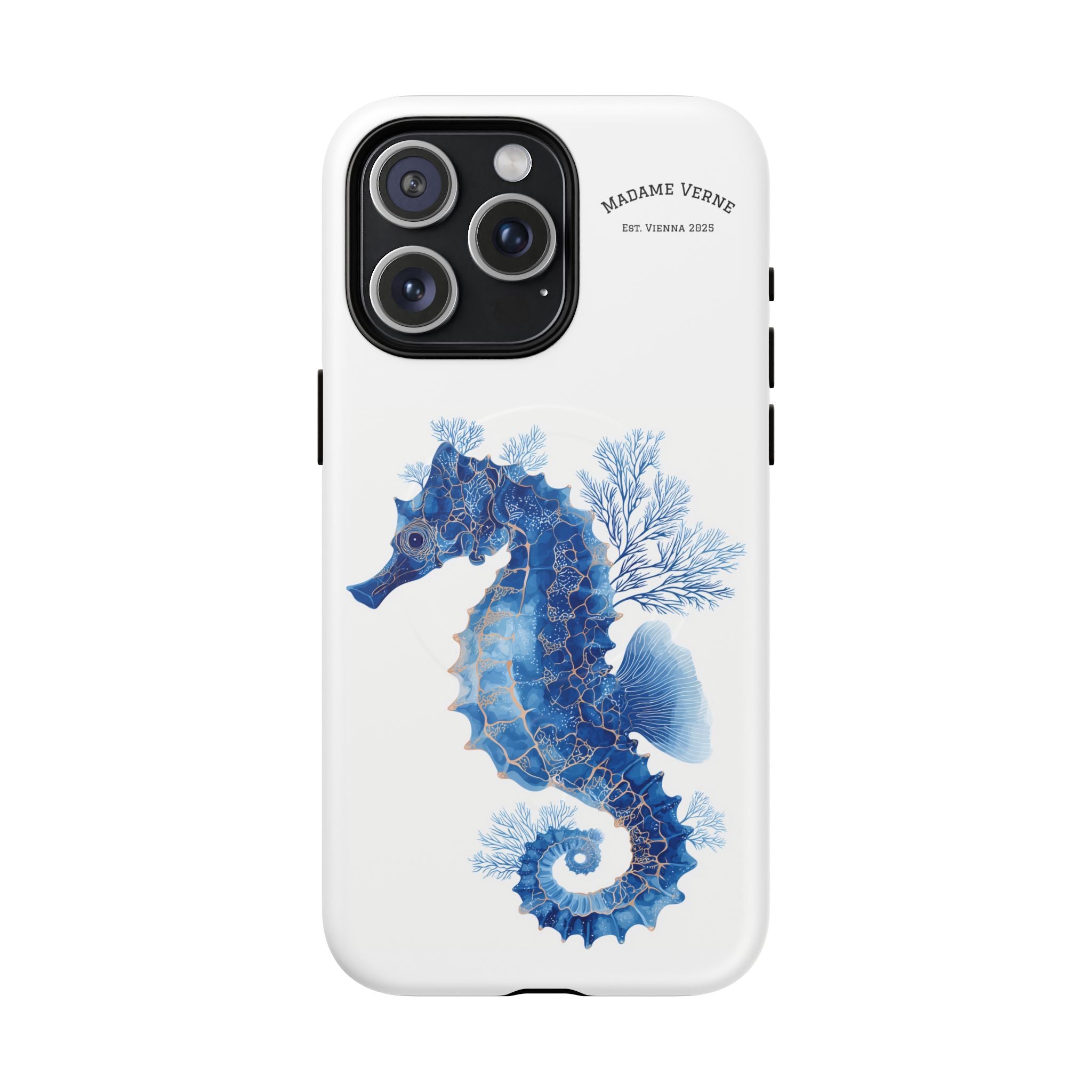 MagSafe iPhone Case "Azure Sentinel" - Opal Depths No. 32