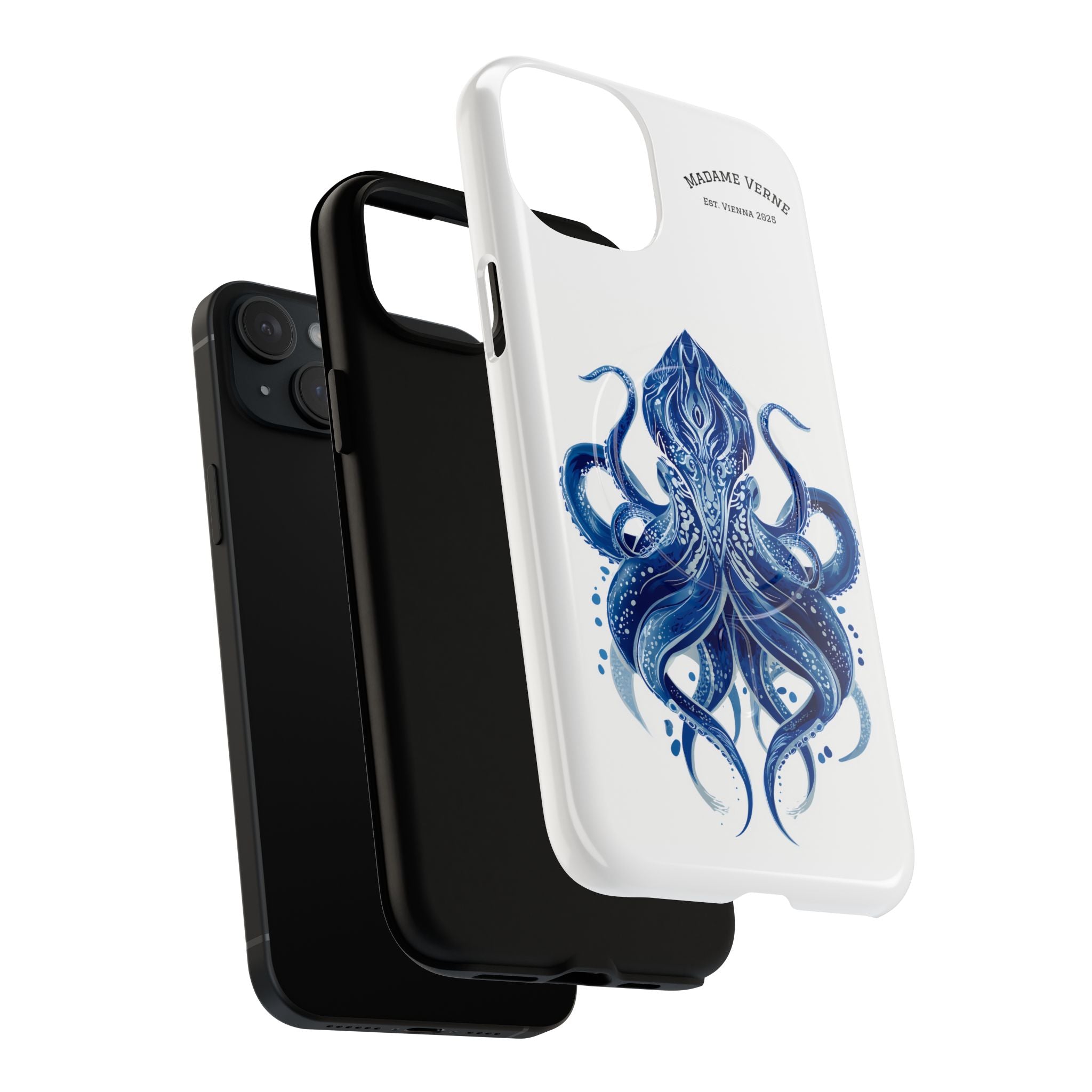 MagSafe iPhone Case "Deep Blue Bloom" - Opal Depths No. 32