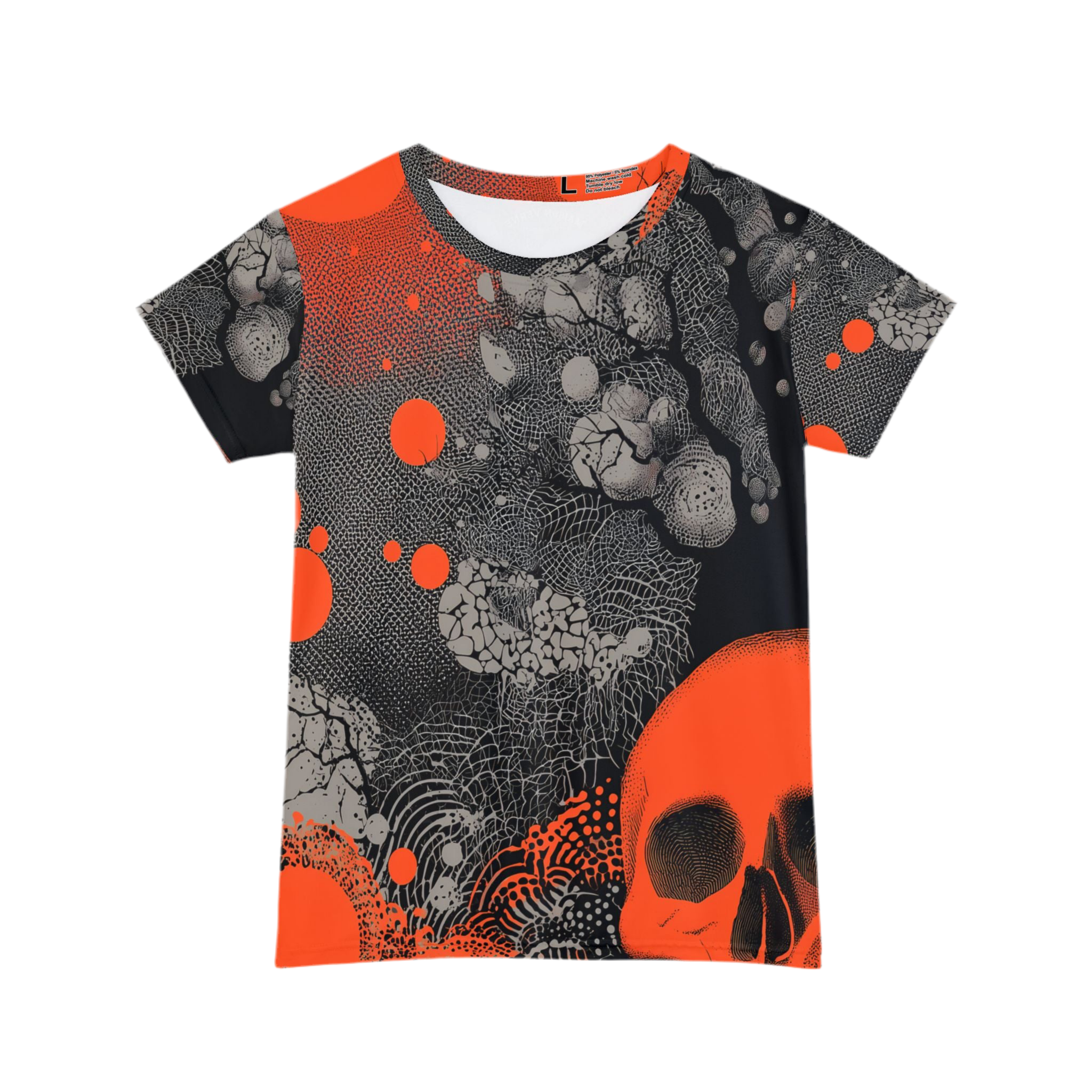 Maison Verne Halloween Ltd. Edition Damen Shirt "Crimson Eclipse" - 🎃👻 Wicked Elegance No. 54 👻🎃