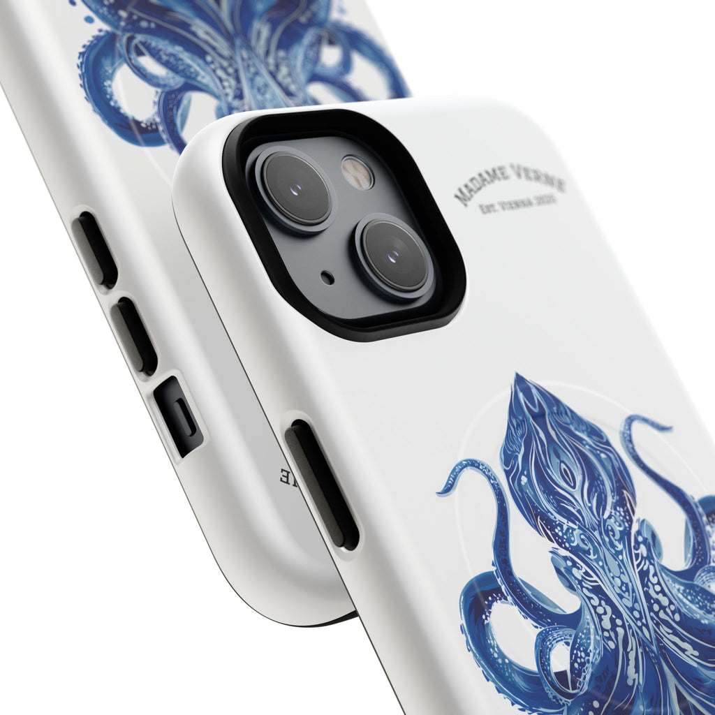 MagSafe iPhone Case "Deep Blue Bloom" - Opal Depths No. 32