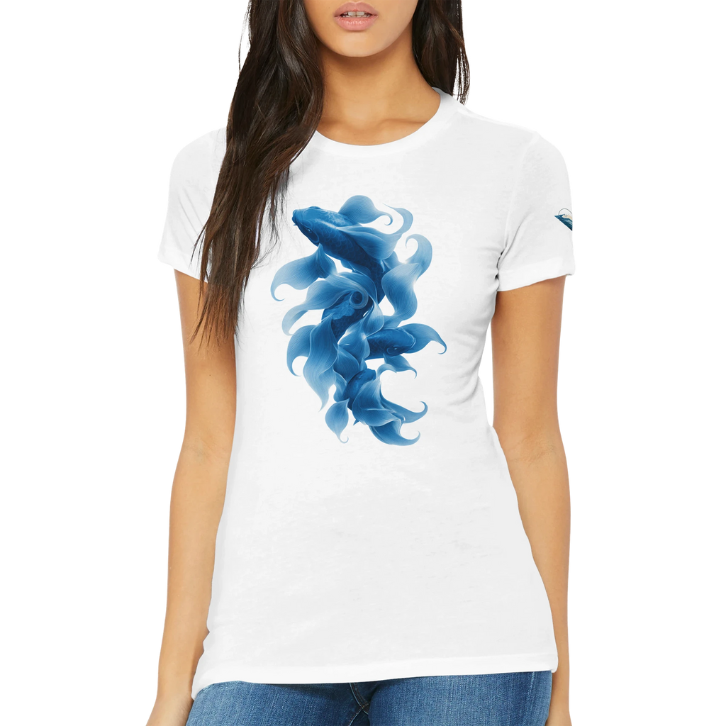 Women's T-shirt "Tidal Spirit" - Opal Depths No. 21 (EU)