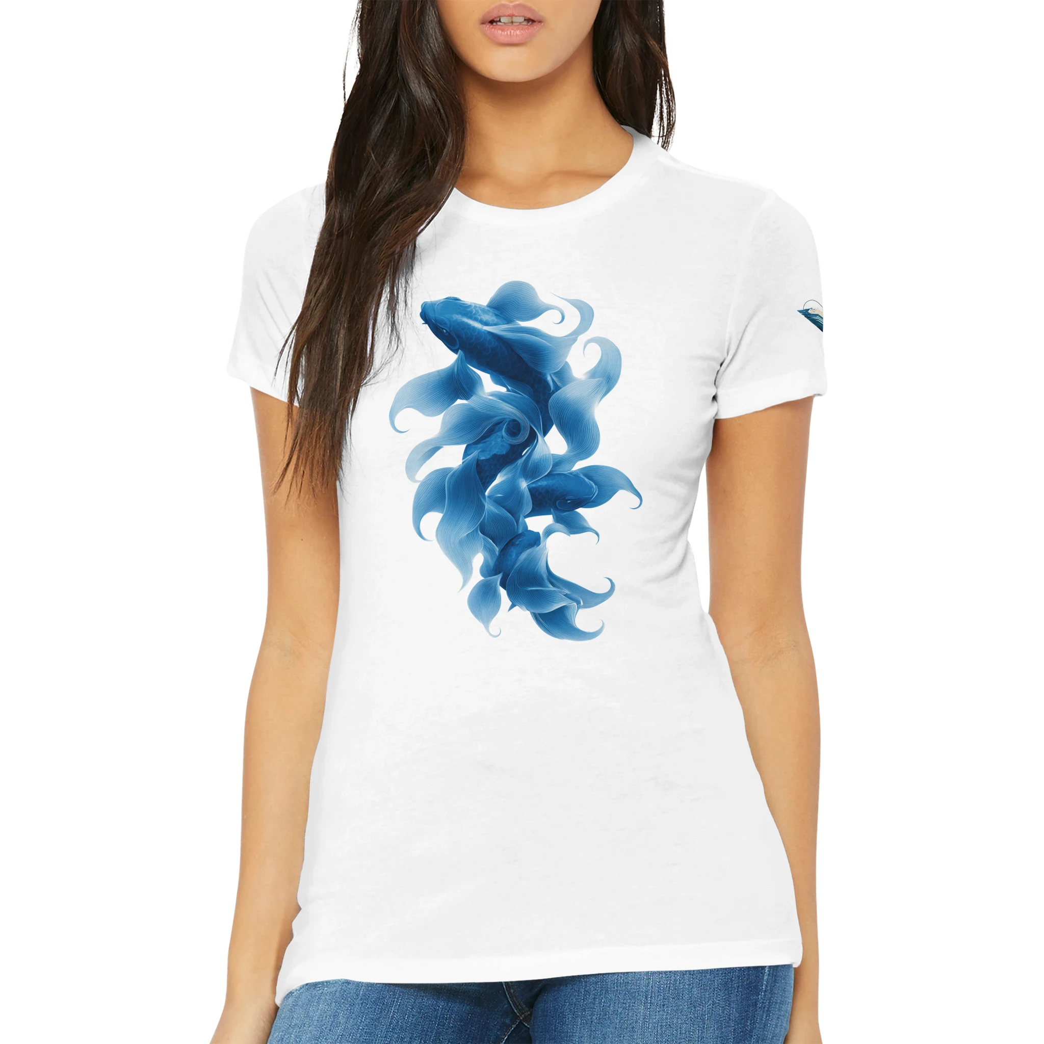 Women's T-shirt "Tidal Spirit" - Opal Depths No. 21 (EU)