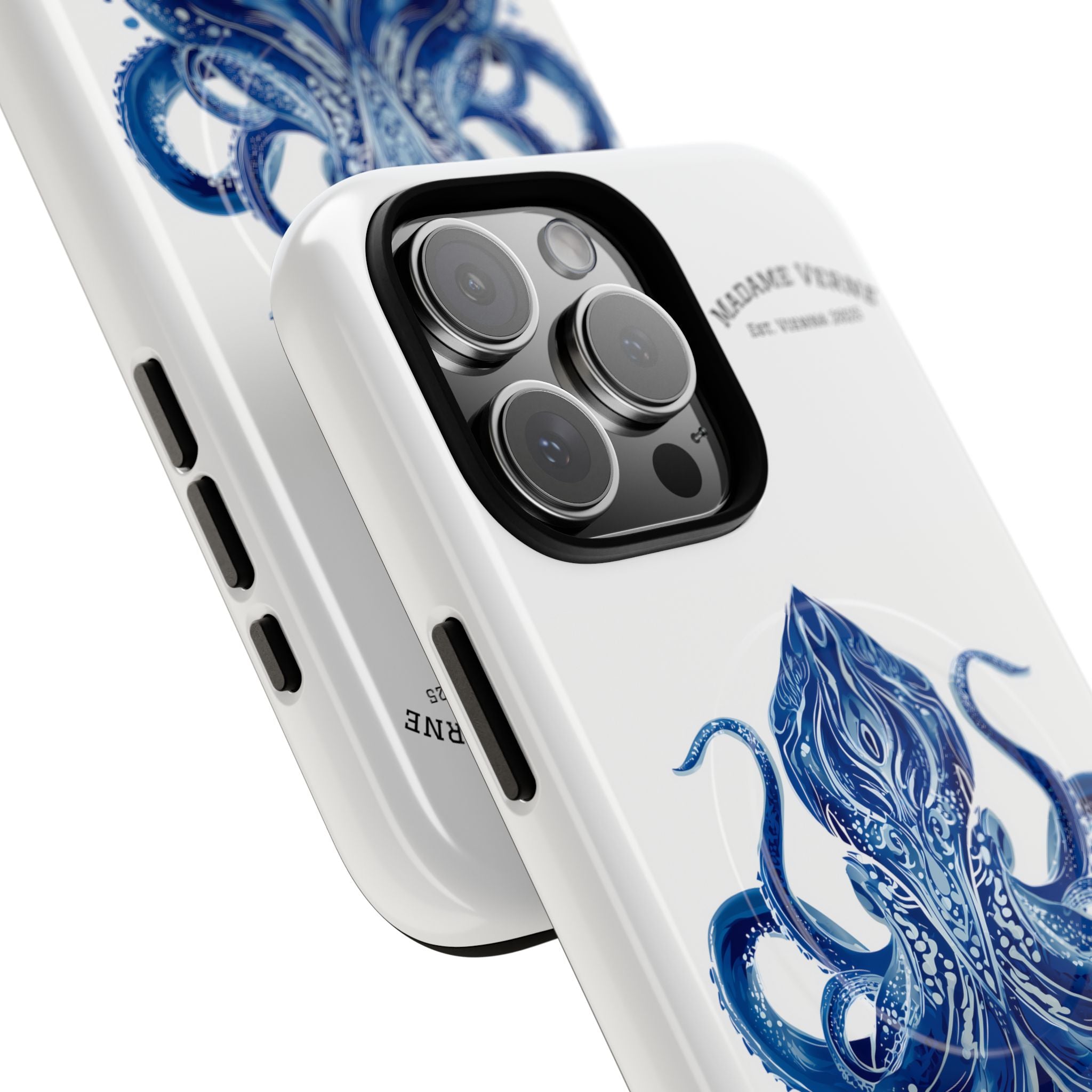 MagSafe iPhone Case "Deep Blue Bloom" - Opal Depths No. 32