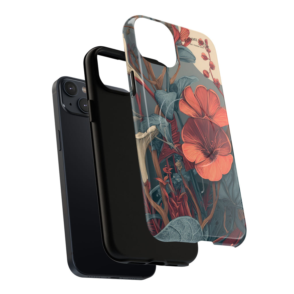 MagSafe iPhone-Schutzhülle "Lunar Bloom" - Cosmic Botanicals No. 56