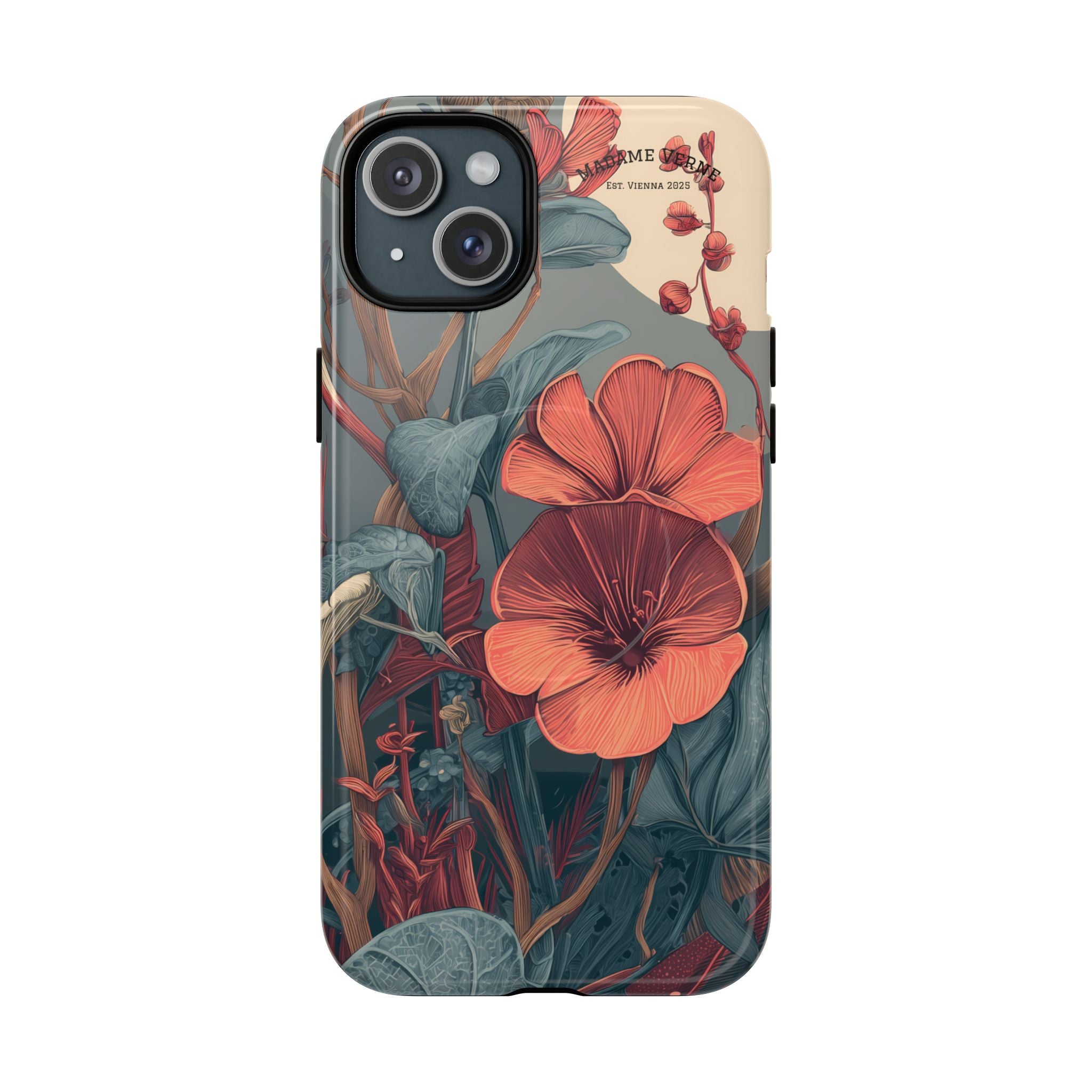 MagSafe iPhone-Schutzhülle "Lunar Bloom" - Cosmic Botanicals No. 56