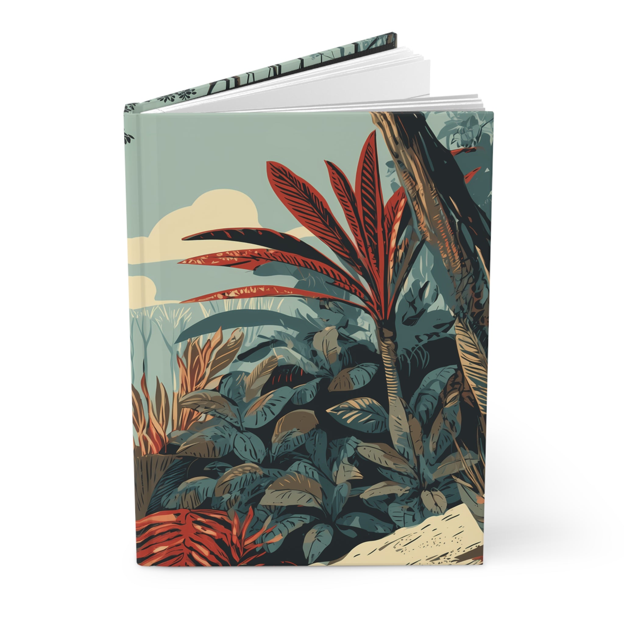 Hardcover Journal "Crimson Canopy" - Wilderness Whisper No. 67